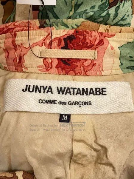 Comme des Garcons Comme Des Garcons Beige vintage floral design windbreaker Size M / US 6-8 / IT 42-44 - 3 Thumbnail