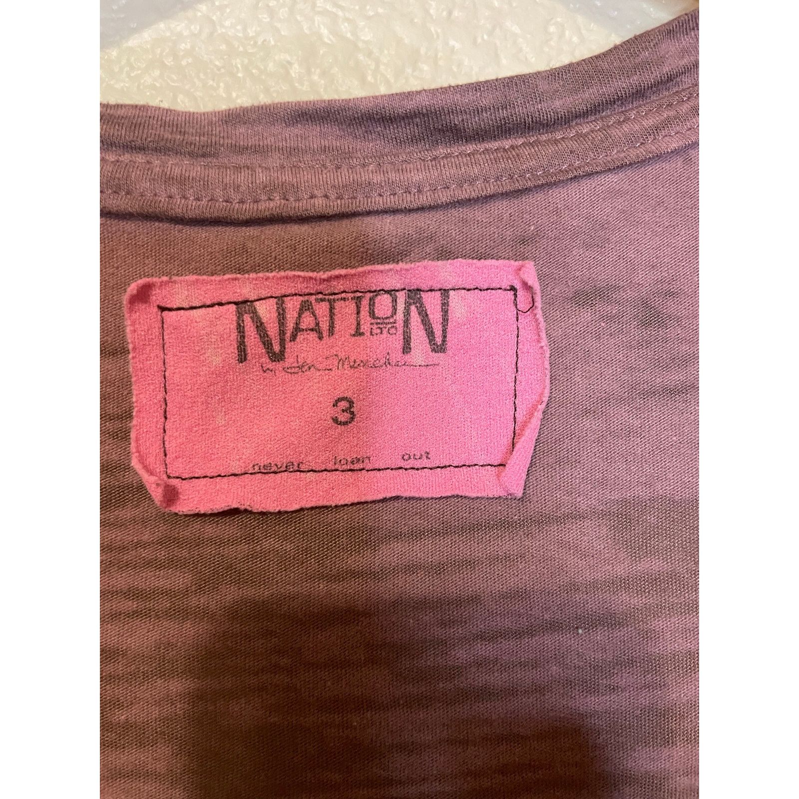 Nation LTD Nation LTD Purple Racerback Scoop Neck Classic Tank 3 Large Size L / US 10 / IT 46 - 4 Thumbnail
