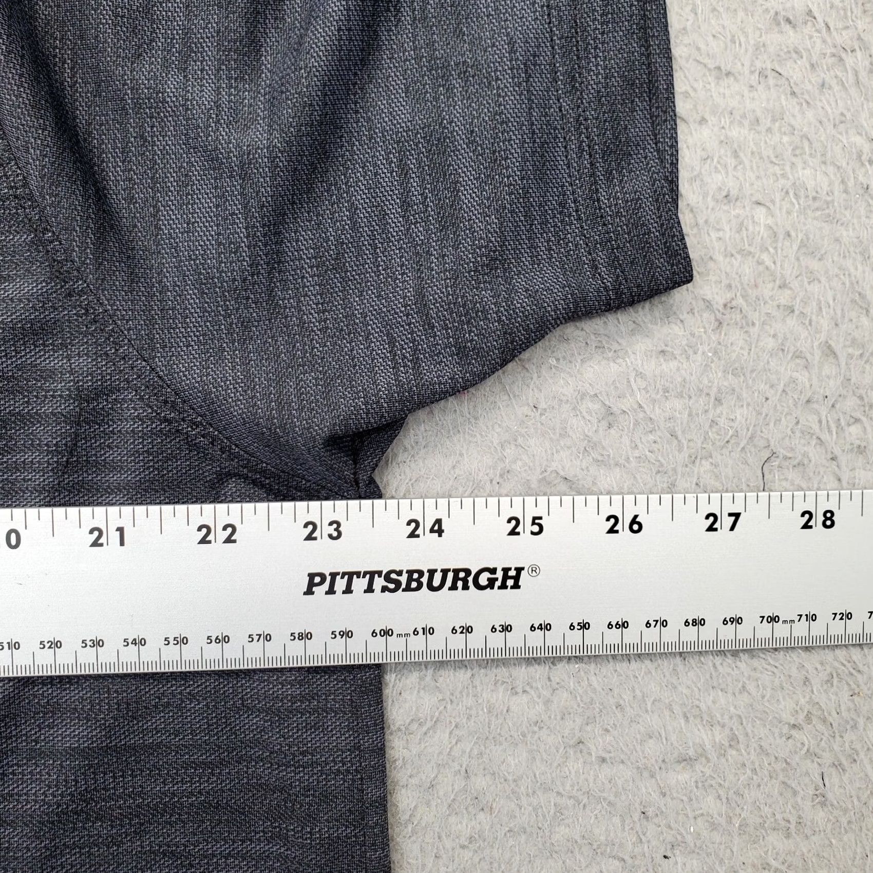 Hudson North Hudson Polo Shirt Mens XL Gray Space Dye Short Sleeve Slit Collar Polo Shirt Size US XL / EU 56 / 4 - 4 Thumbnail