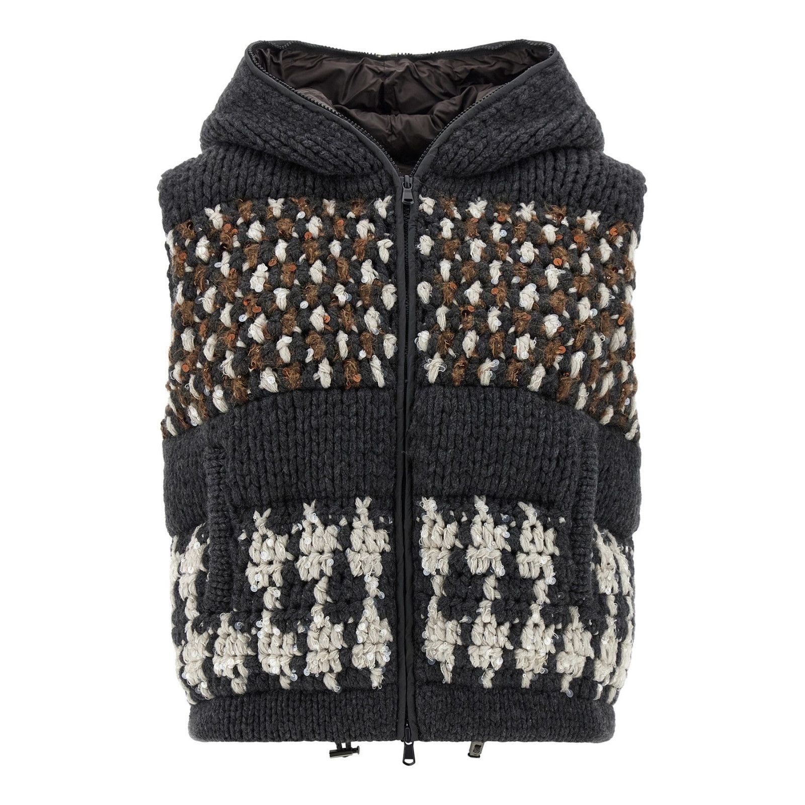 Brunello Cucinelli BRUNELLO CUCINELLI $18700 Multicolor Opera Vest New & Authen Size M / US 6-8 / IT 42-44 - 1 Thumbnail
