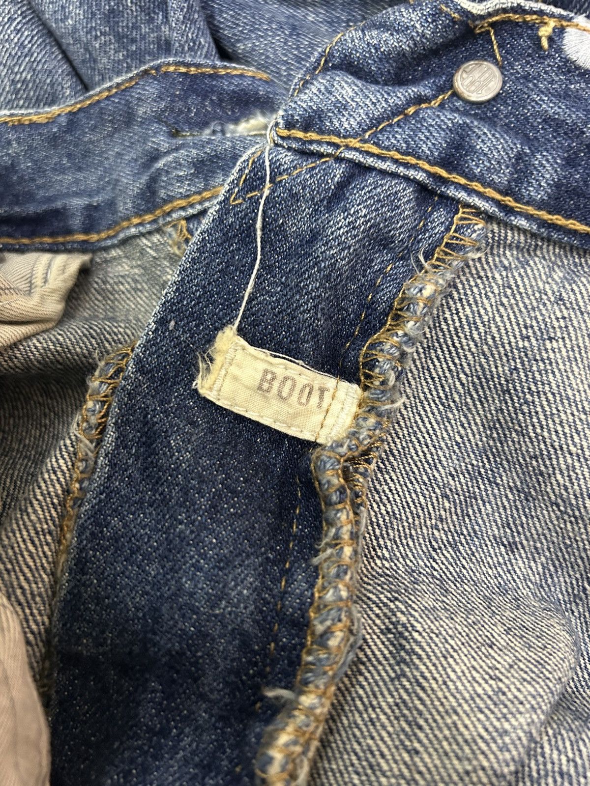 Abercrombie & Fitch × Vintage 💥 Vintage Abercrombie & Fitch Denim Distressed Punk Ripped Size US 34 / EU 50 - 22 Thumbnail