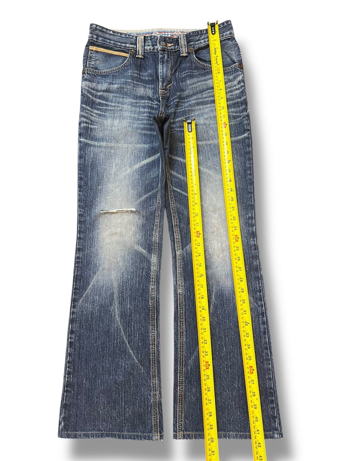 Edwin Bootcut Edwin Exclusive Vintage Japan - Whisker Wash Jeans Size US 32 / EU 48 - 16 Thumbnail