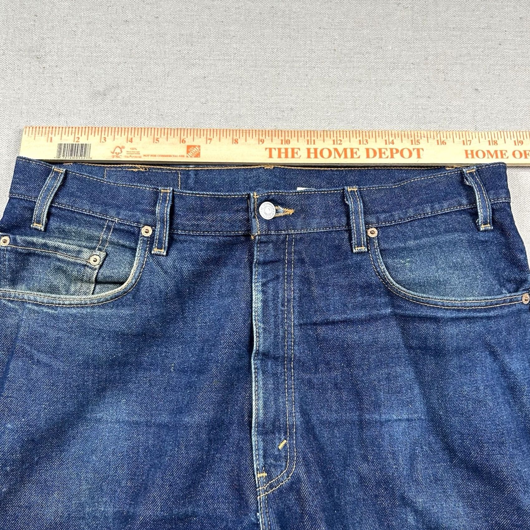 Levi's VINTAGE Levi's 505 Jeans Mens 38x32 Regular Fit Straight Leg 90s Y2K Blue Denim Cotton Cotton Bottoms Jeans Mens Size US 38 / EU 54 - 6 Thumbnail