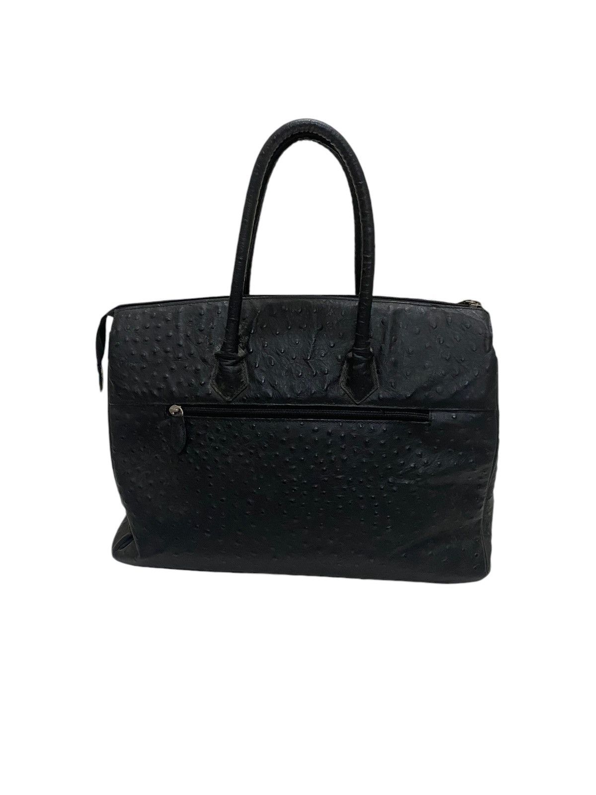Handmade Birkin Bag Ostrich Leather Size ONE SIZE - 5 Thumbnail