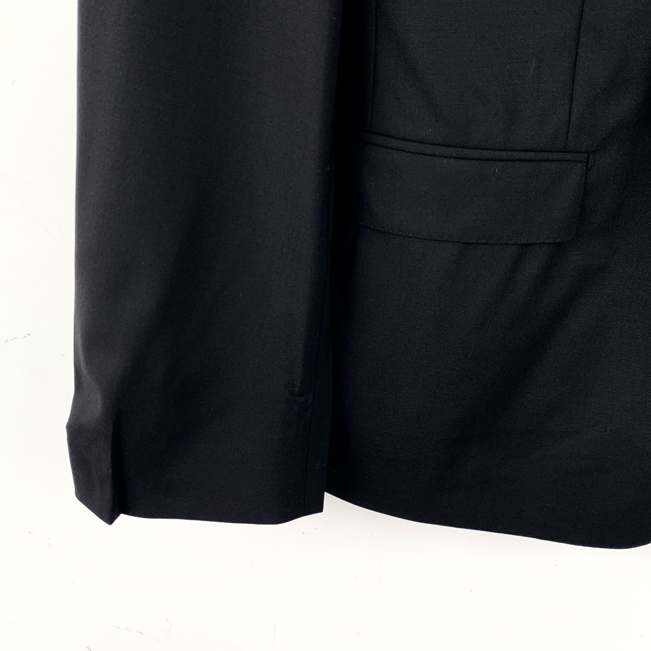 Dolce & Gabbana Dolce & Gabbana Wool Blazer Black (52) Size 52L - 4 Thumbnail