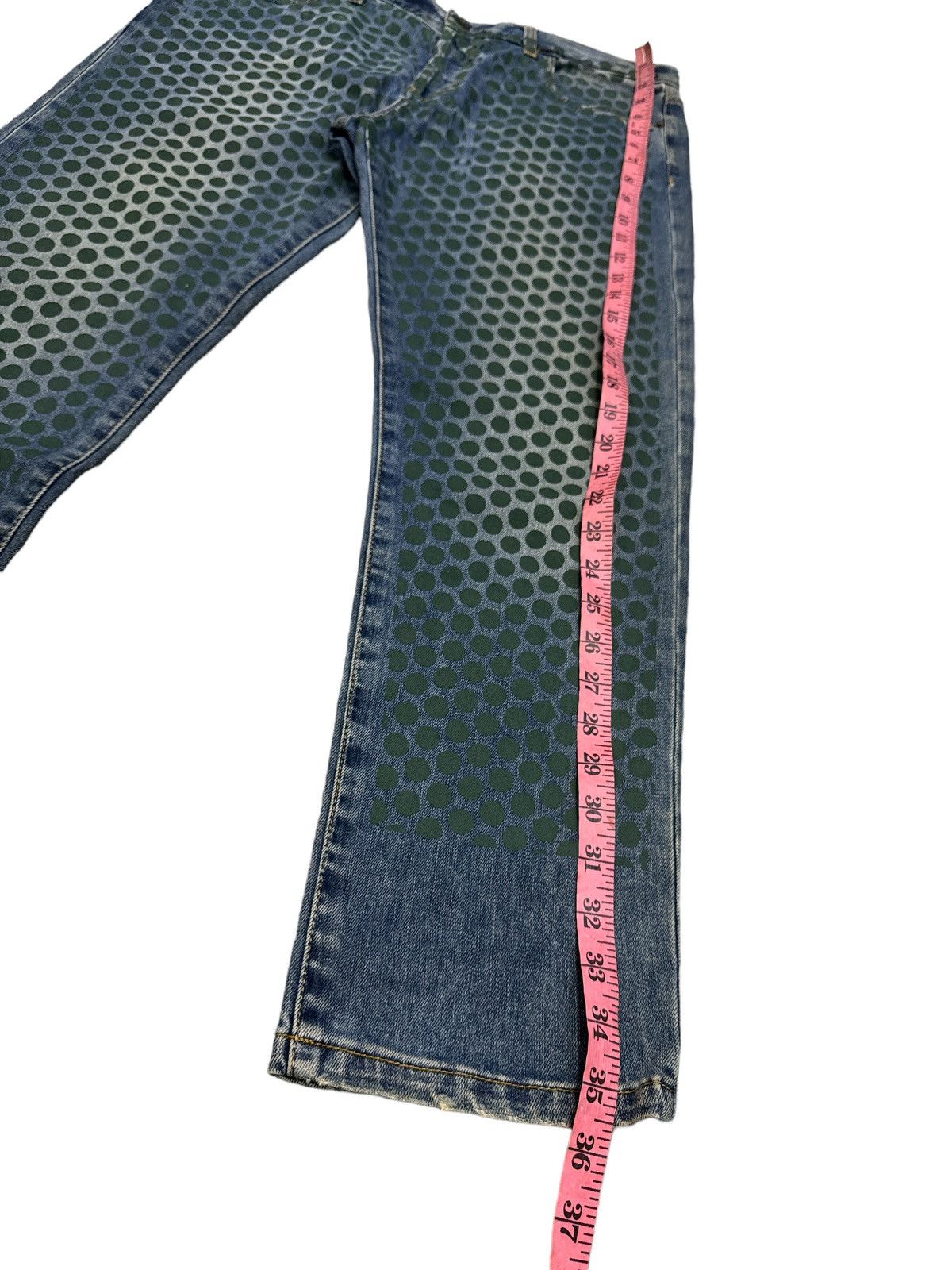 Marni VINTAGE MARNI POLKADOT PRINT CIGARETTE JEANS PANTS SIZE 34 Size 34" / US 12 / IT 48 - 3 Thumbnail