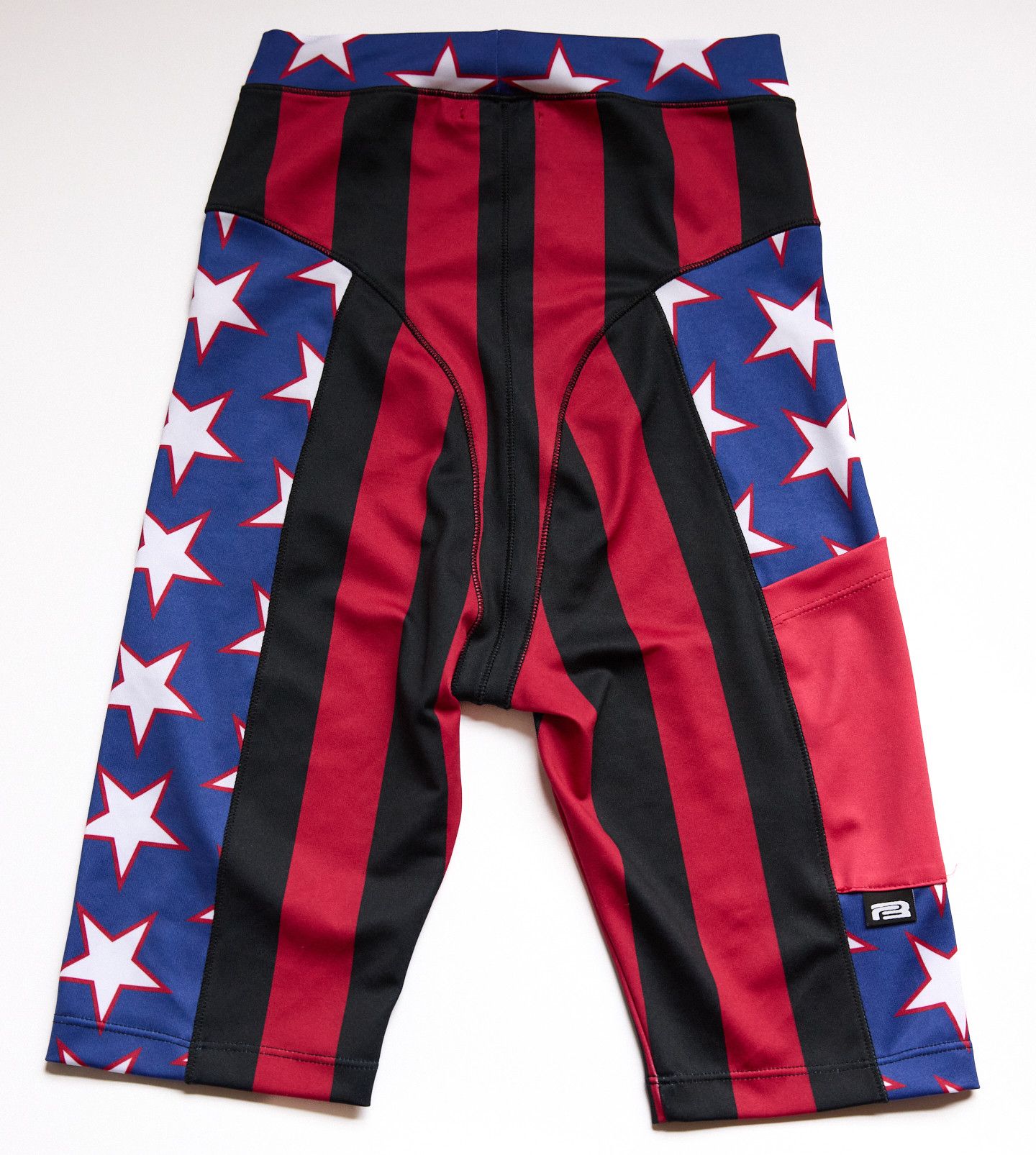 Barragan BARRAGAN Stars N' Stripes Bike Shorts - MEDIUM Size US 32 / EU 48 - 5 Thumbnail