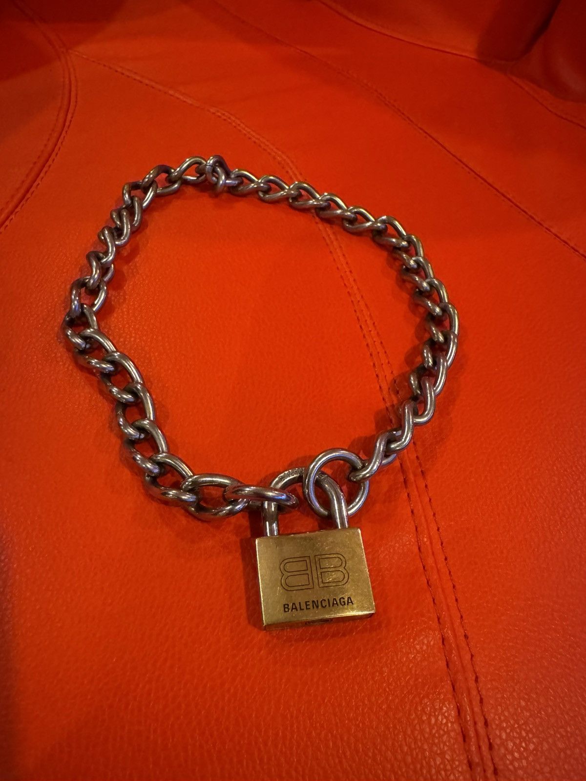 Balenciaga Balenciaga 770281 padlock necklace Size ONE SIZE - 3 Thumbnail