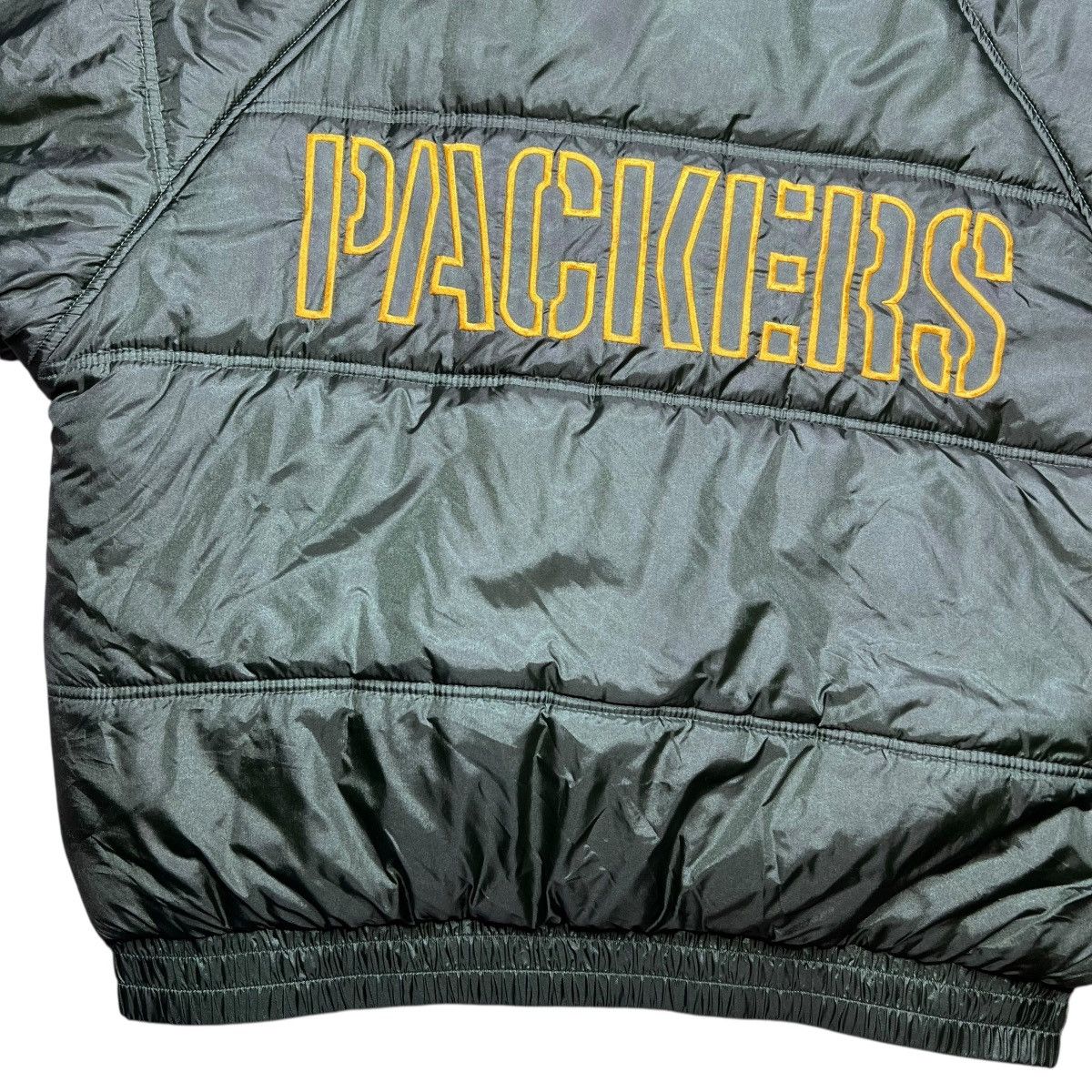 NFL 1990s NFL Green Bay Packers Game Day Spell Out Puffer Jacket Size US L / EU 52-54 / 3 - 15 Thumbnail