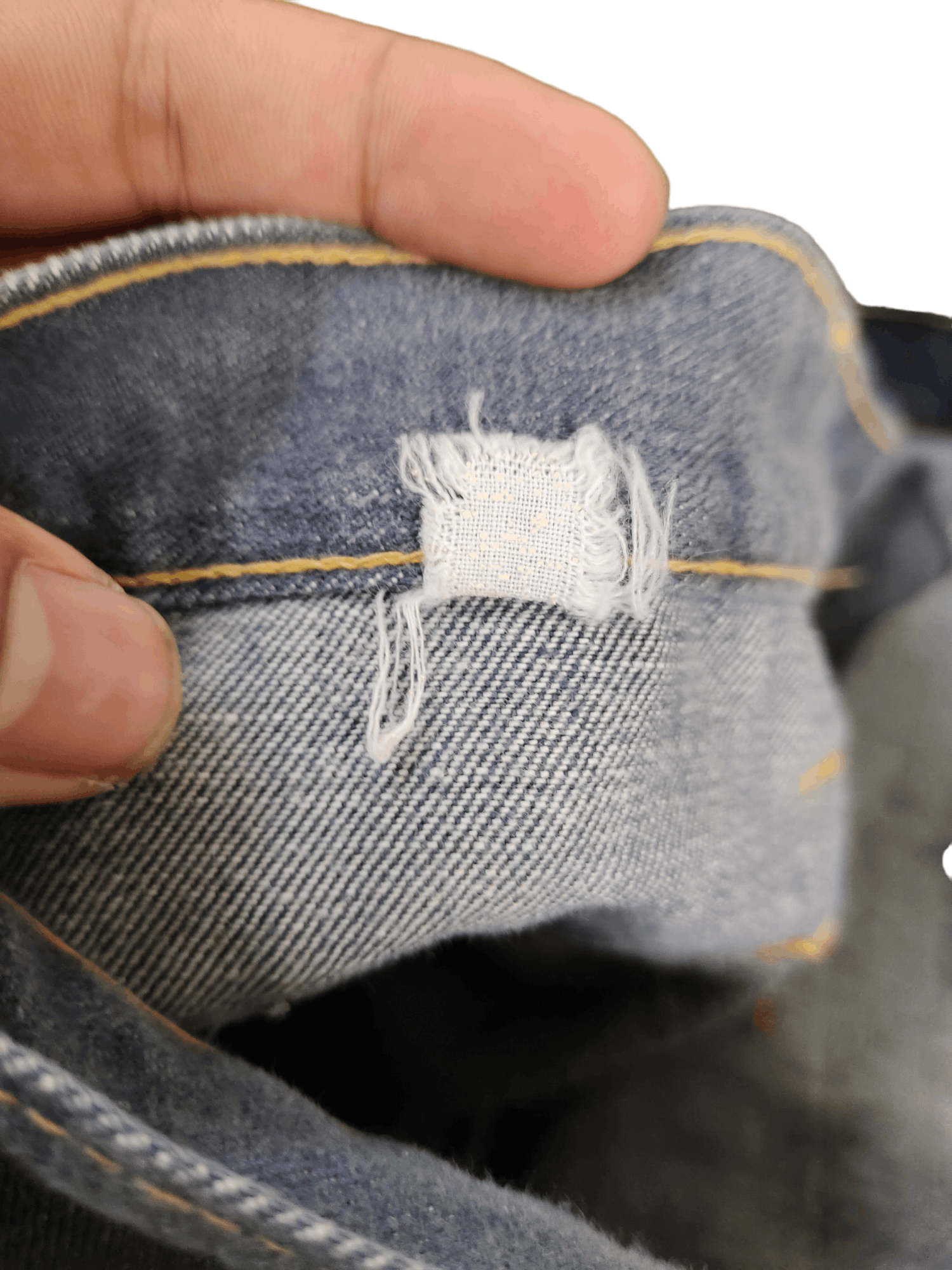 If Six Was Nine Flare Jeans Borman Distress Faded Bootcut Bell Bottom 80s Size US 30 / EU 46 - 19 Thumbnail