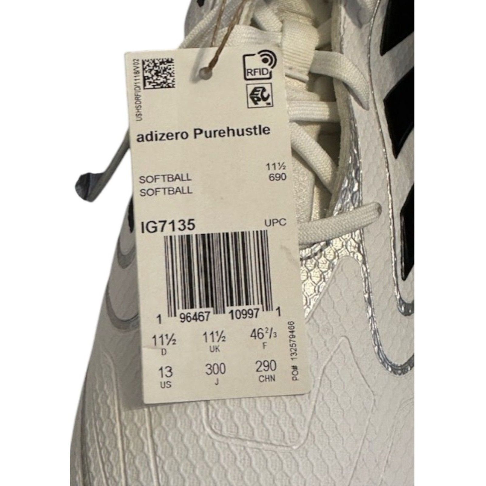 Adidas Adidas Adizero PureHustle 3 Metal Softball Cleats IG7135 Wom Size US 12 / IT 42 - 5 Thumbnail