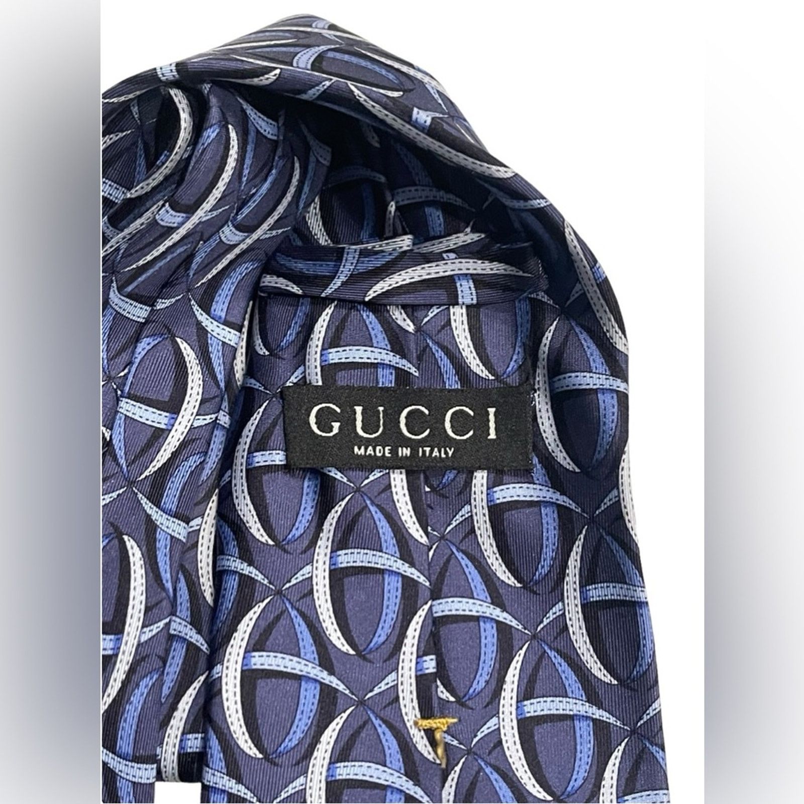 Gucci Vintage Gucci 100% Silk Mens Tie Size ONE SIZE - 5 Thumbnail
