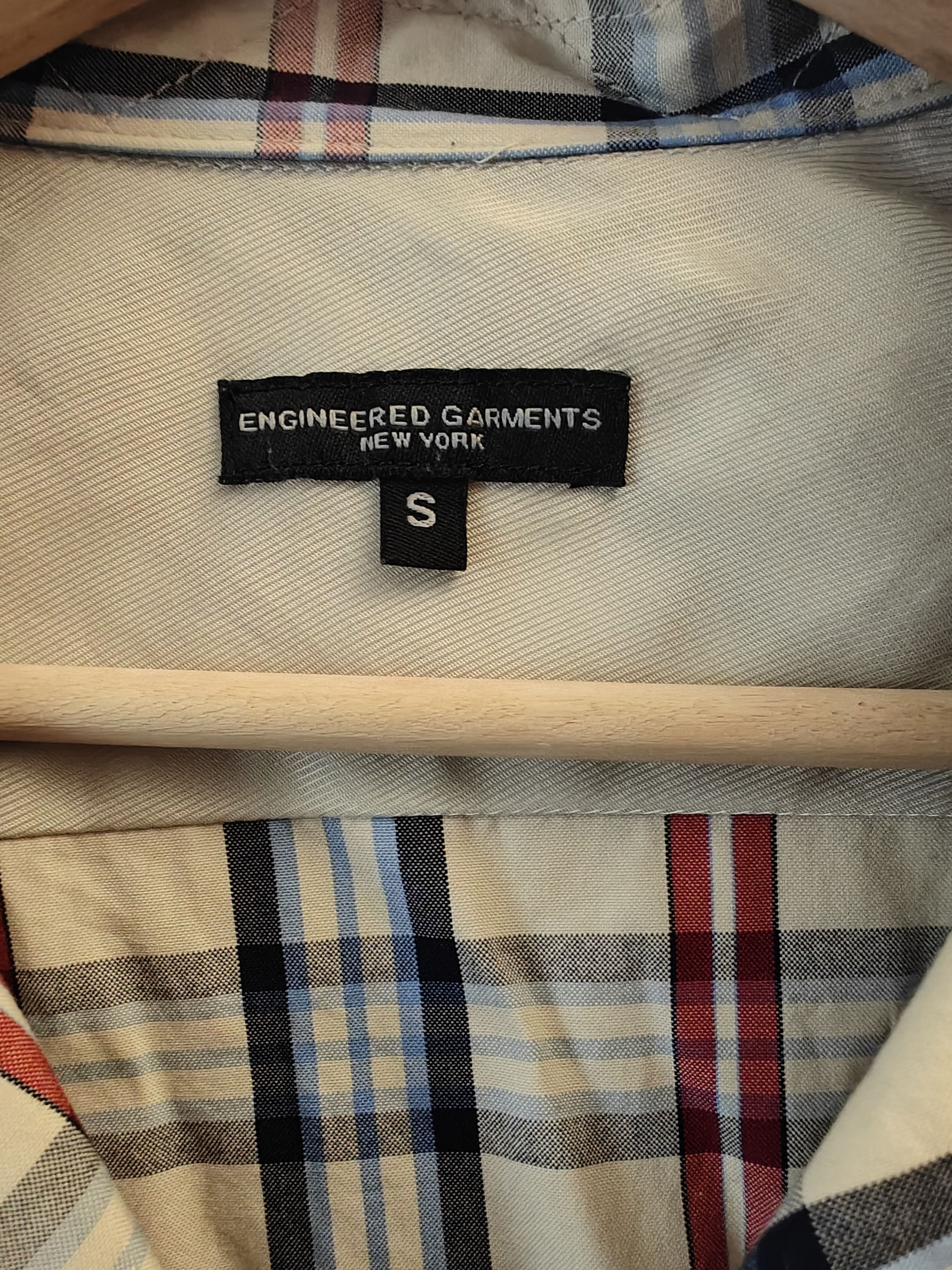 Engineered Garments Engineered garments check shirt Size US S / EU 44-46 / 1 - 3 Thumbnail