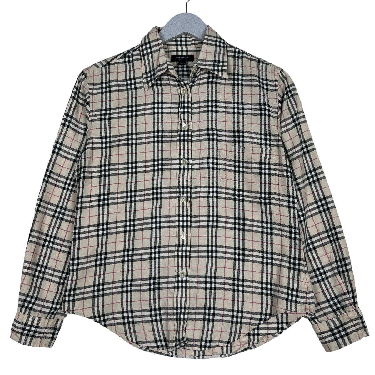 Burberry 🔥 VINTAGE BURBERRY NOVA CHECK SHIRTS Size S / US 4 / IT 40 - 1 Thumbnail