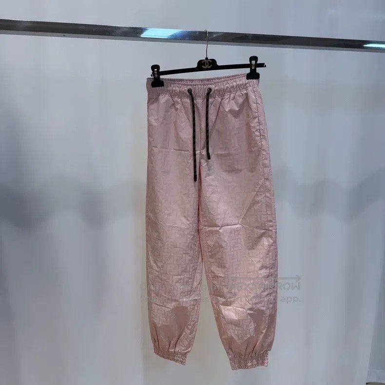 Fendi Fendi size XS Solid Color Drawstring Print Sports Pants Size 22" - 2 Thumbnail