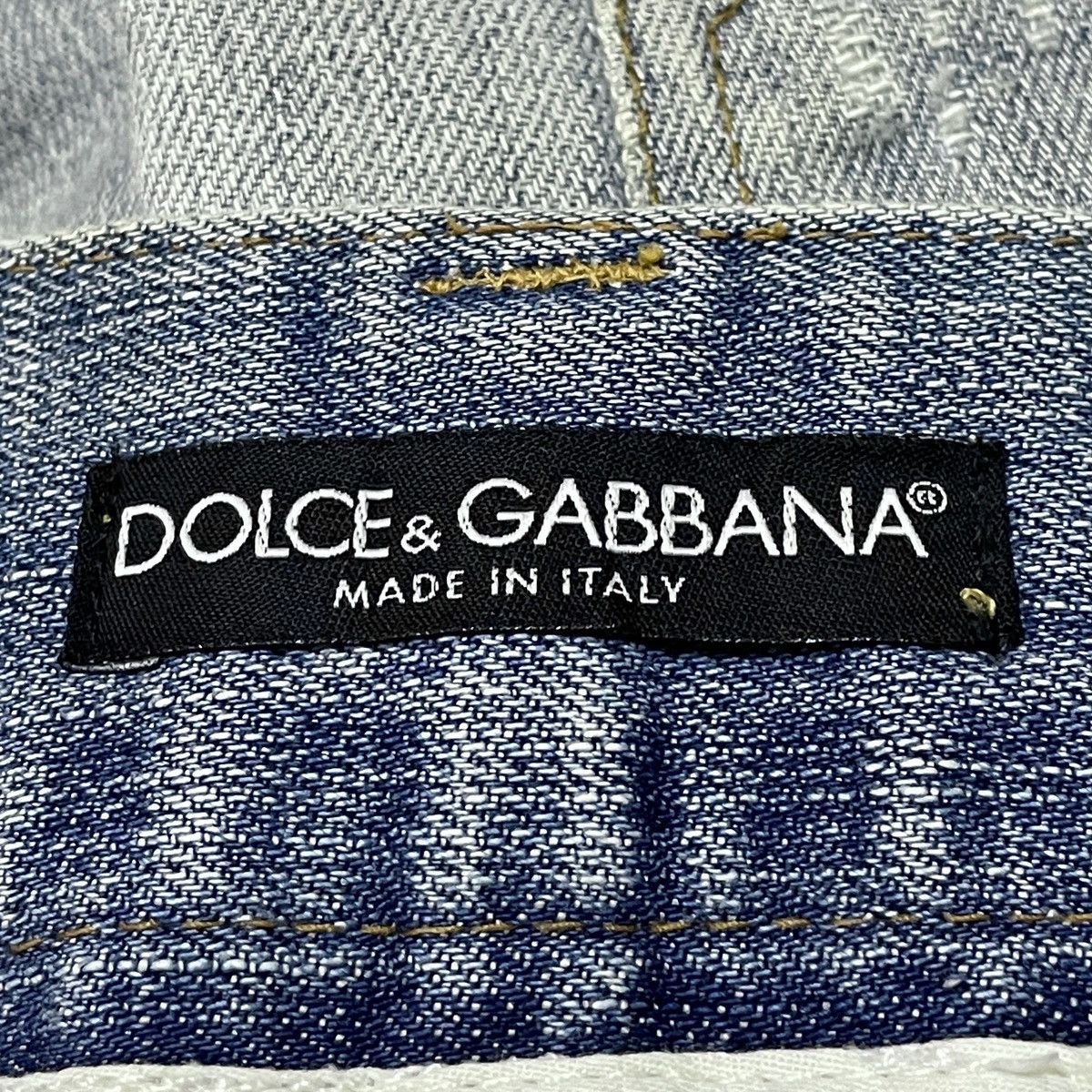 Dolce & Gabbana Rare Design Vintage Brand Dolce & Gabbana Cowboy Jeans 2000s Size US 31 - 10 Thumbnail