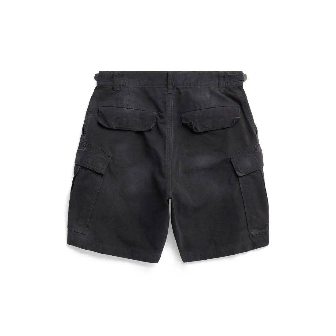 Balenciaga o1w1db10425 Large Cargo Shorts in Black Size US 26 / EU 42 - 6 Thumbnail