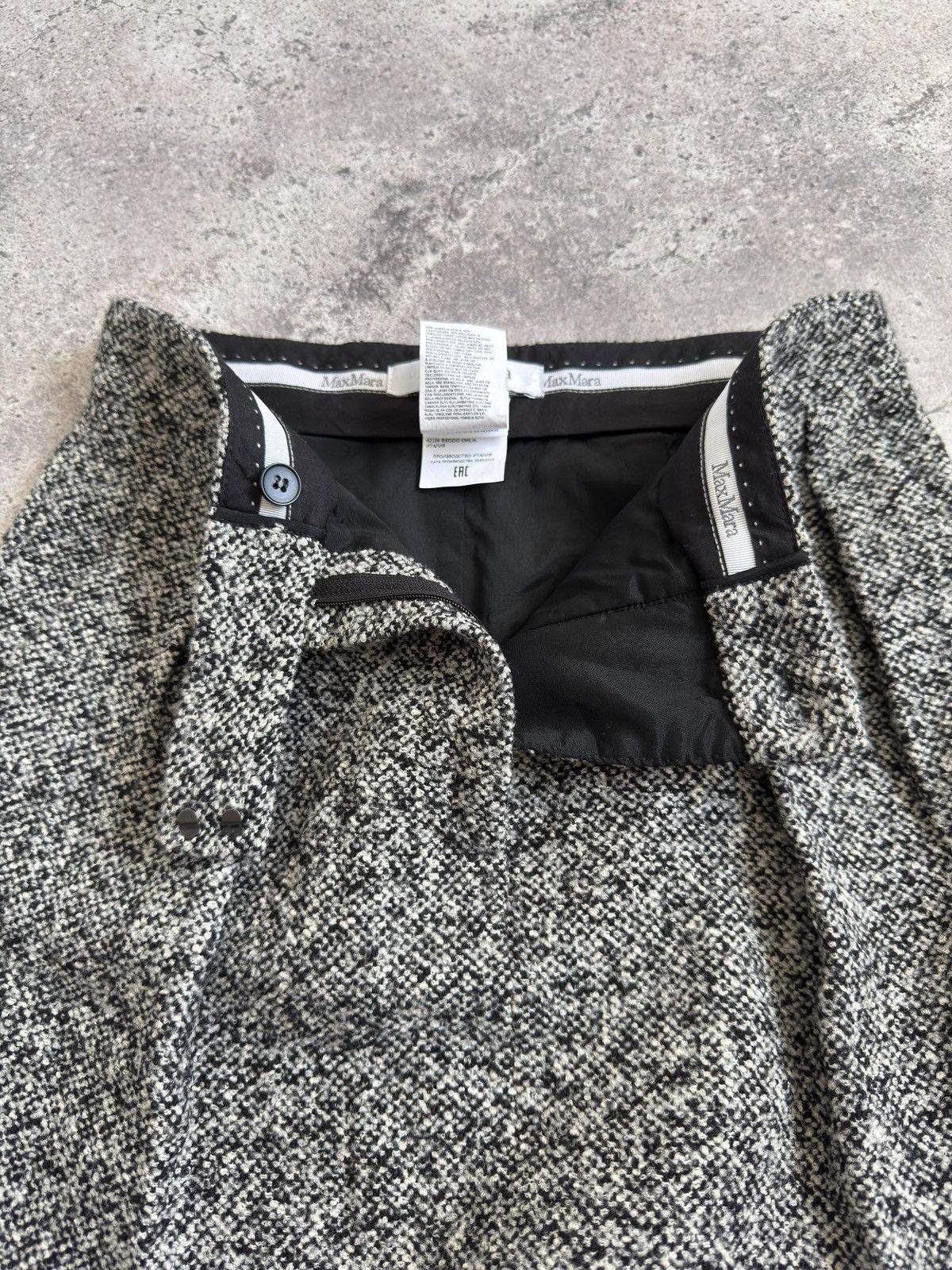 Max Mara Max Mara Wool Skirt Dress Size 26" / US 2 / IT 38 - 5 Thumbnail