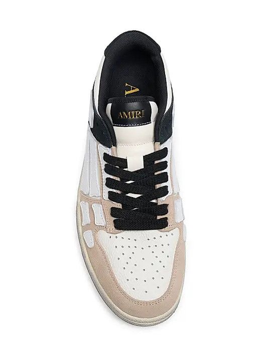 Amiri os11x1225 Distressed Skel Top Low Sneakers in Multicolor Size US 14 / EU 47 - 4 Thumbnail