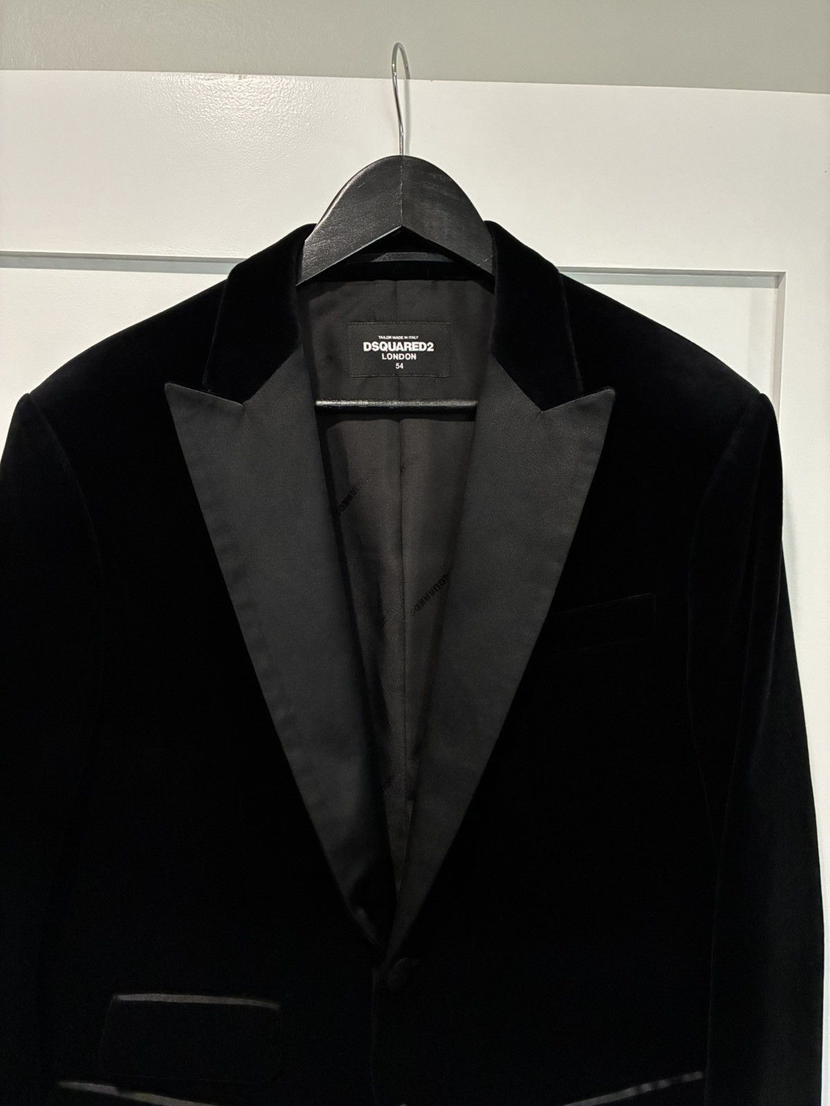 Dsquared2 Dsquared2 Velvet Tuxedo Blazer Size 54L - 4 Thumbnail