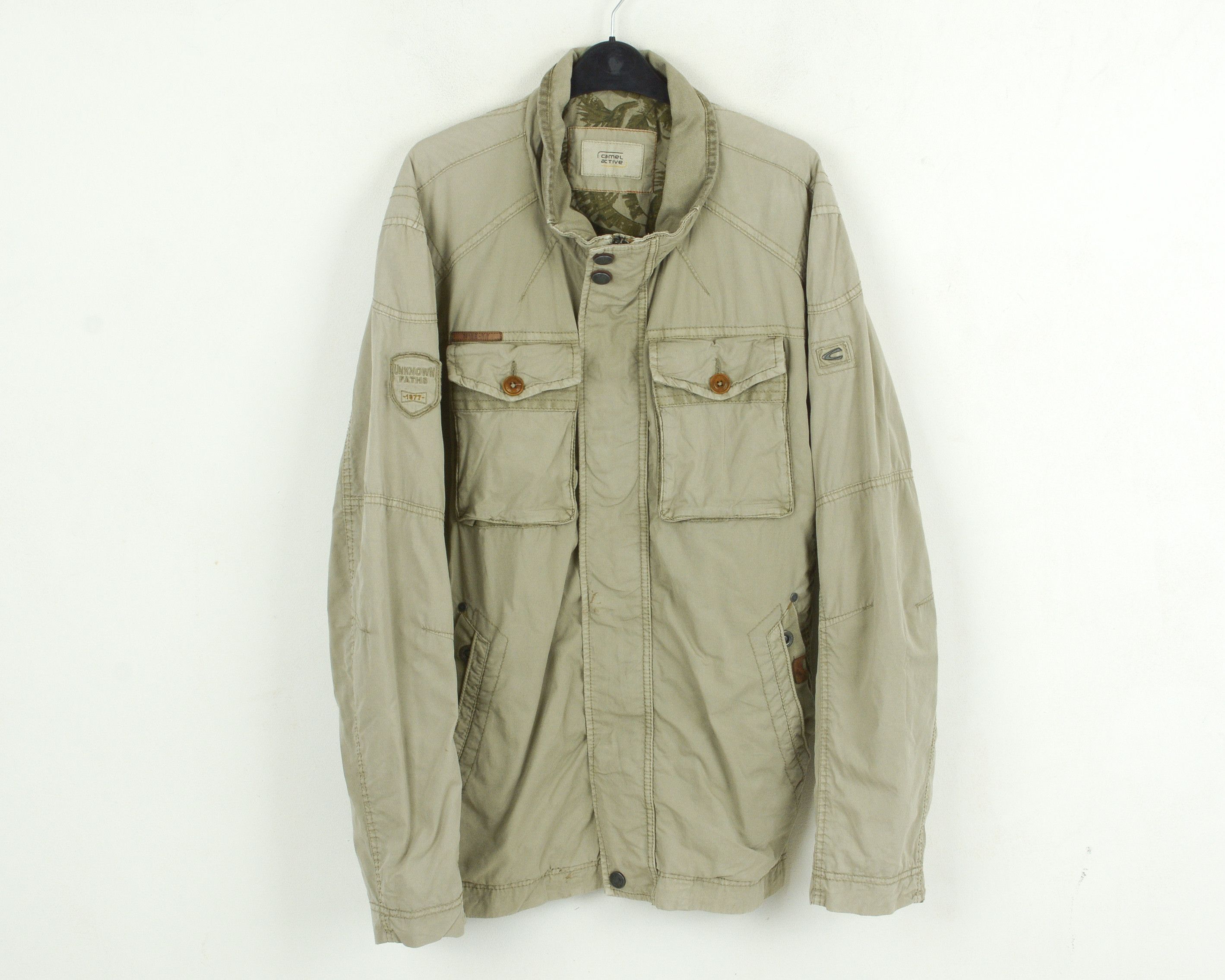 camel active Saison Men UK 42L US Field Jacket EU 52L Military Coat DE Size US M / EU 48-50 / 2 - 1 Thumbnail