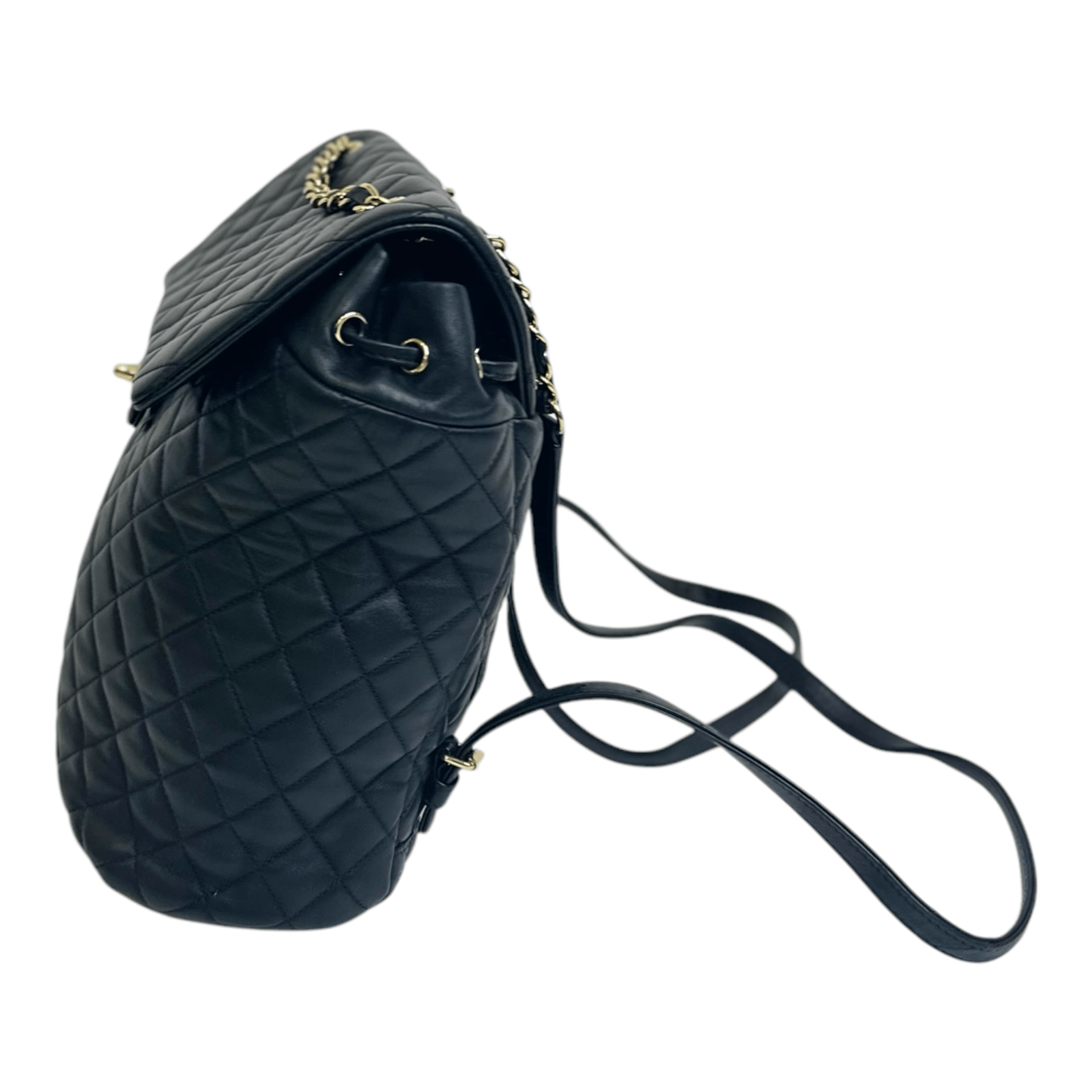 Chanel Chanel Lambskin Quilted Large Urban Spirit Backpack Black Size ONE SIZE - 4 Thumbnail