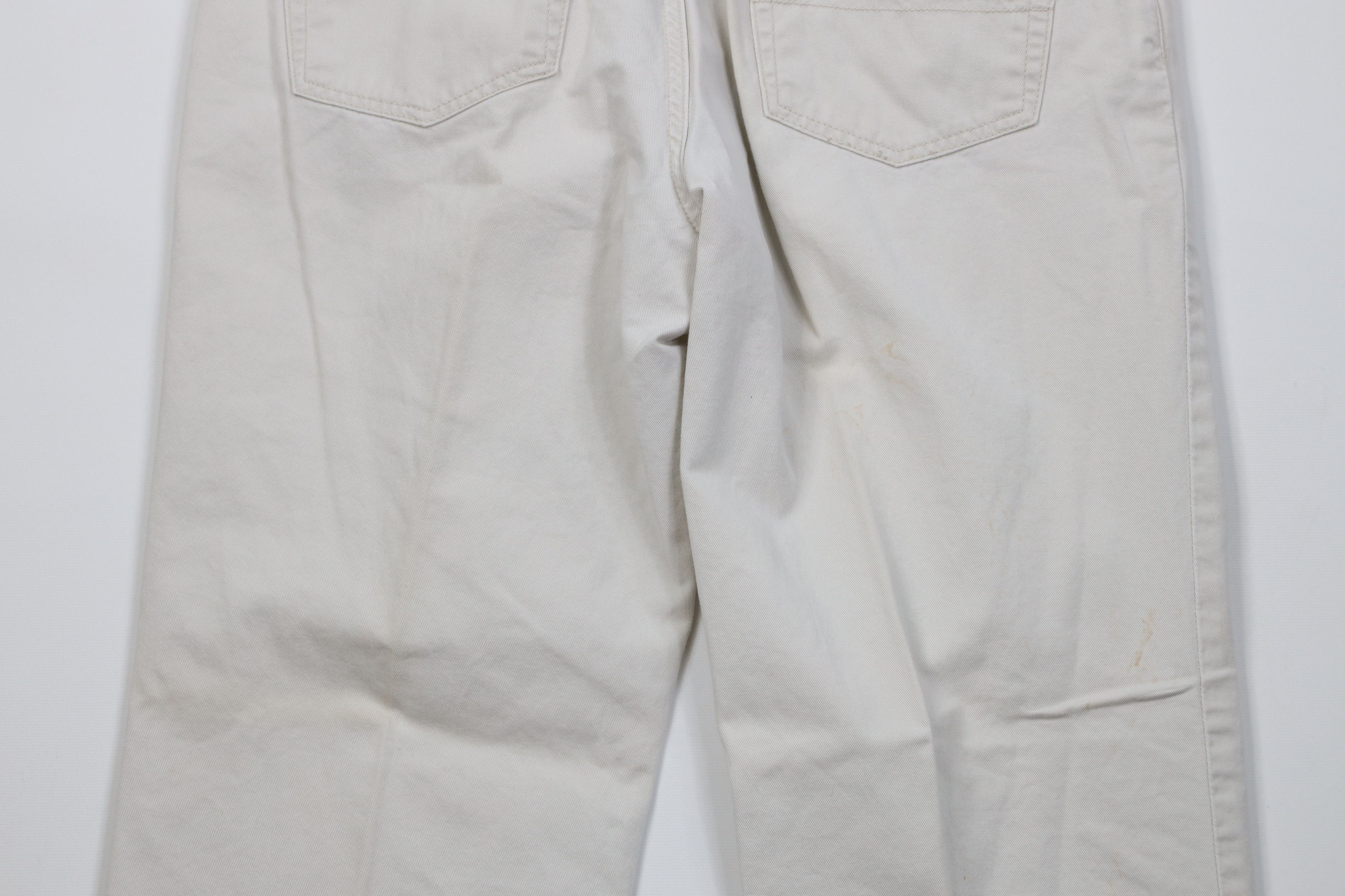 Ralph Lauren Vintage 90s Ralph Lauren Spell Out Straight Leg Pants Beige Size 32" / US 10 / IT 46 - 14 Thumbnail