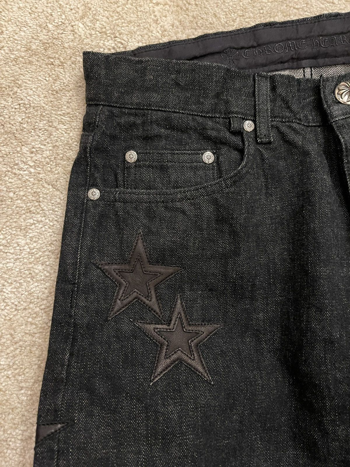 Chrome Hearts Chrome Hearts Star patch Denim Fleurknee Size US 32 / EU 48 - 12 Thumbnail