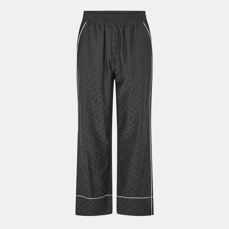 Off-White o1y1225 Sweatpant in Black/White Size 26" / US 2 / IT 38 - 1 Thumbnail