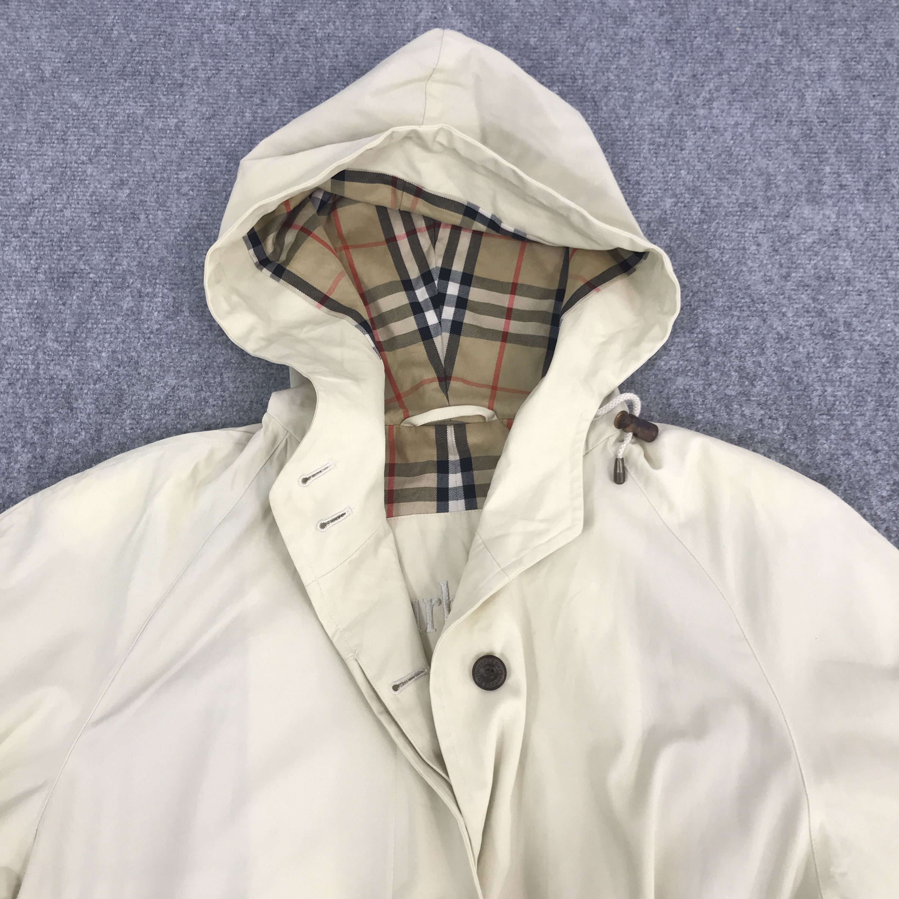 Burberry × Japanese Brand Rare Burberrys Zipper Trench Coat Jacket Size L / US 10 / IT 46 - 8 Thumbnail