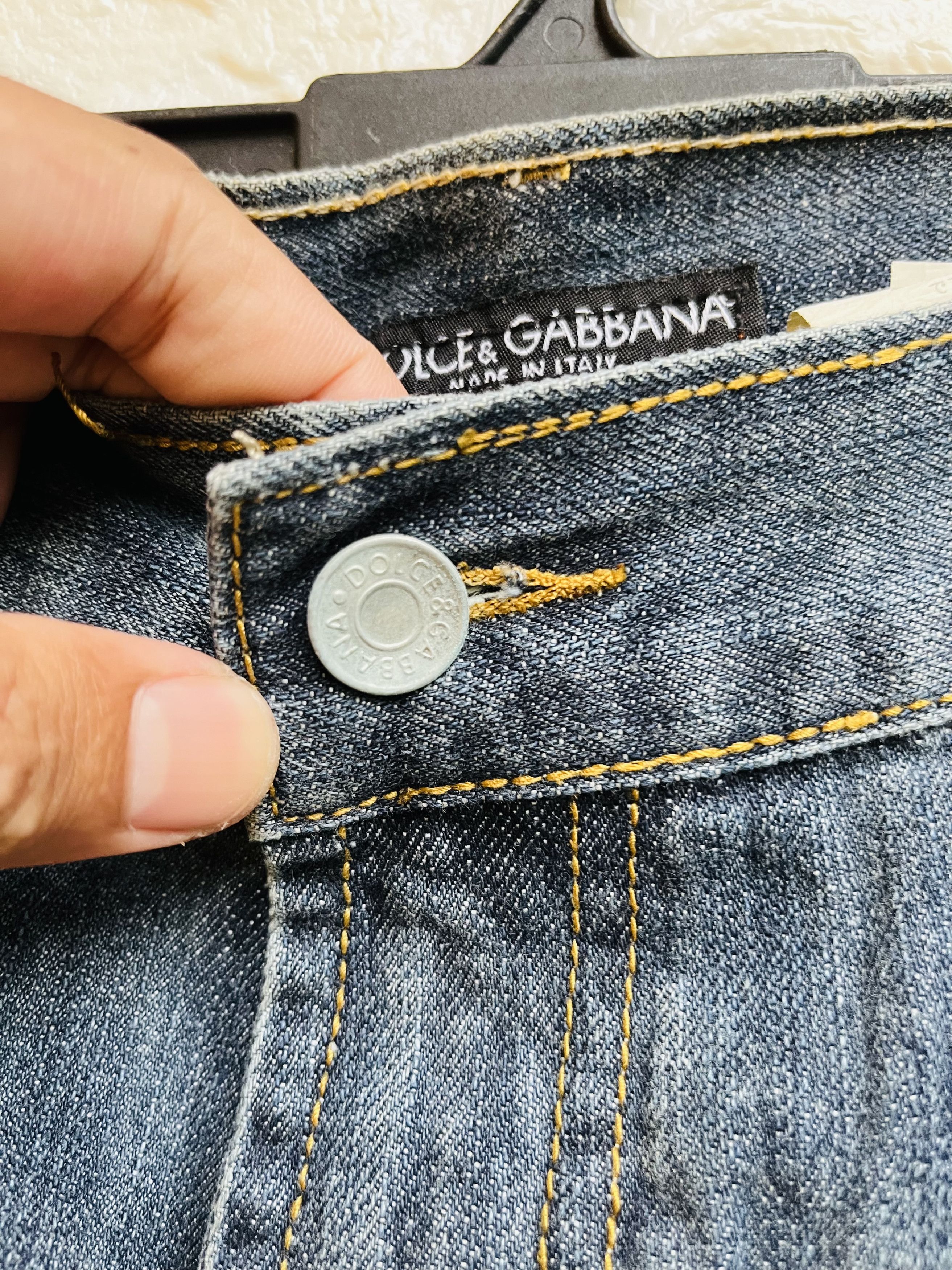 Dolce & Gabbana Vintage Dolce & Gabbana Distressed Designer Fashion Style Size US 35 - 5 Thumbnail