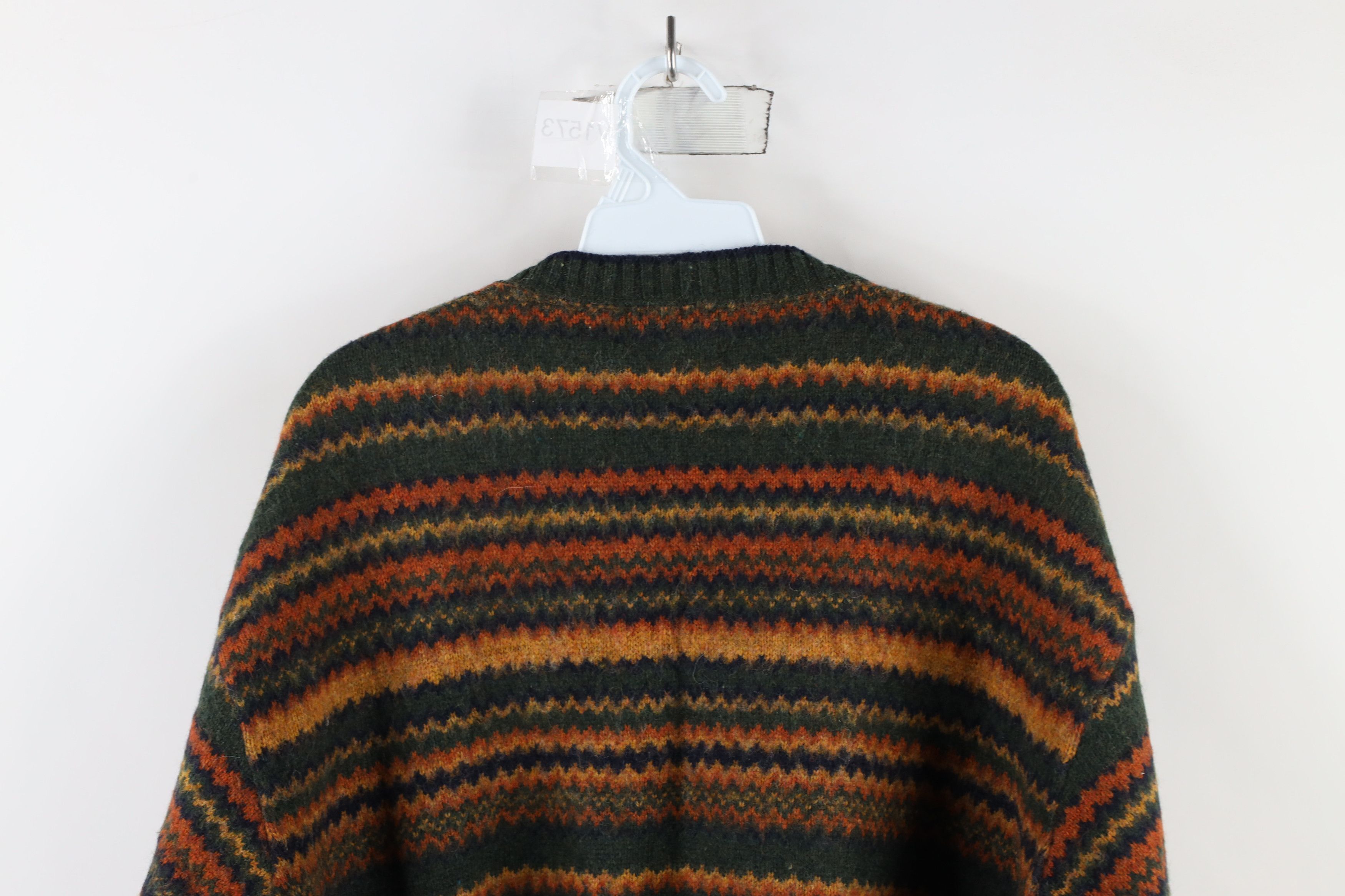 Vintage Vintage 90s Streetwear Rainbow Fair Isle Knit Sweater USA Size M / US 6-8 / IT 42-44 - 8 Thumbnail