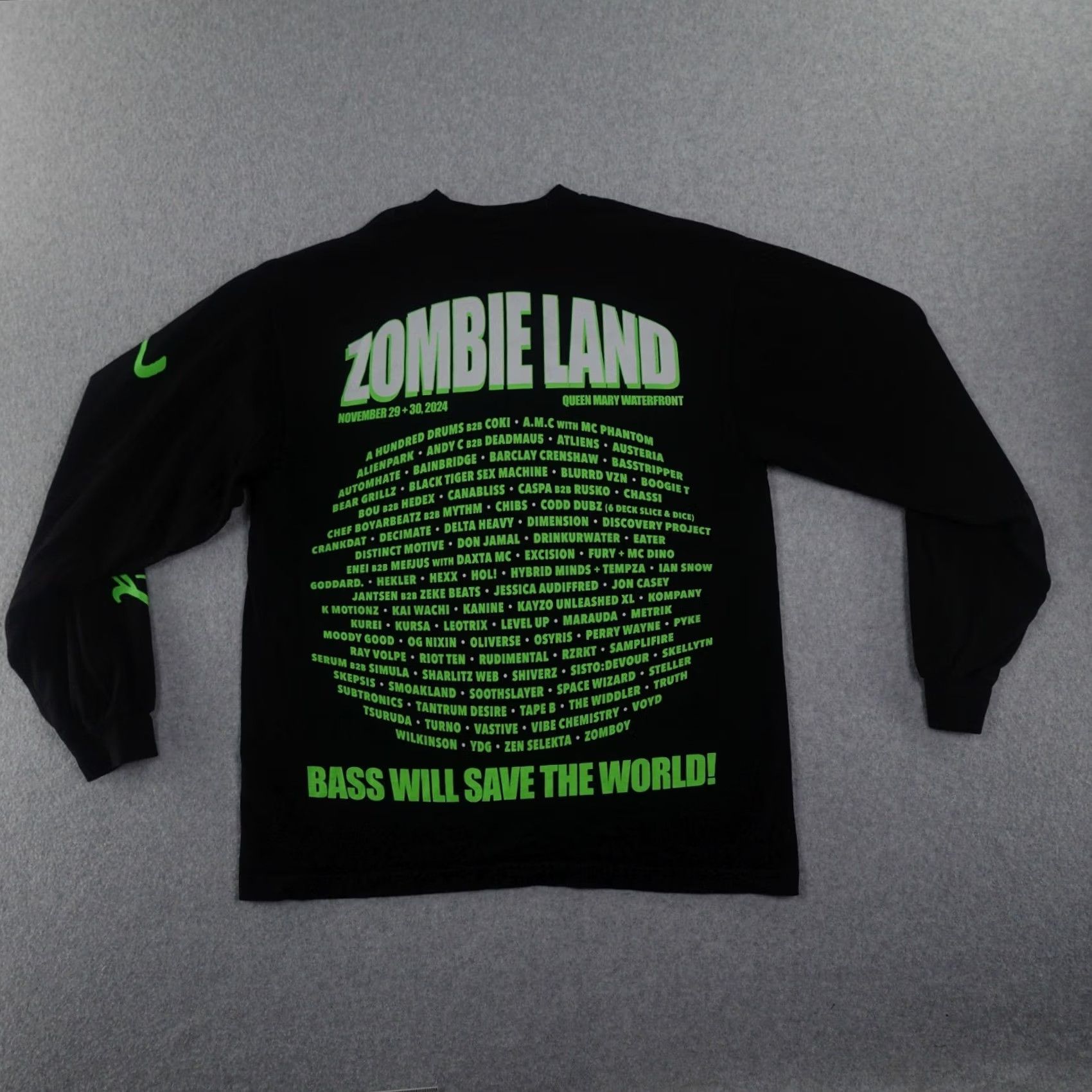 Vintage Insomniac Zombieland Apocalypse Long Sleeve Shirt Large L Black Mens Graphic Print 2024 Old School Horror Size US L / EU 52-54 / 3 - 4 Thumbnail