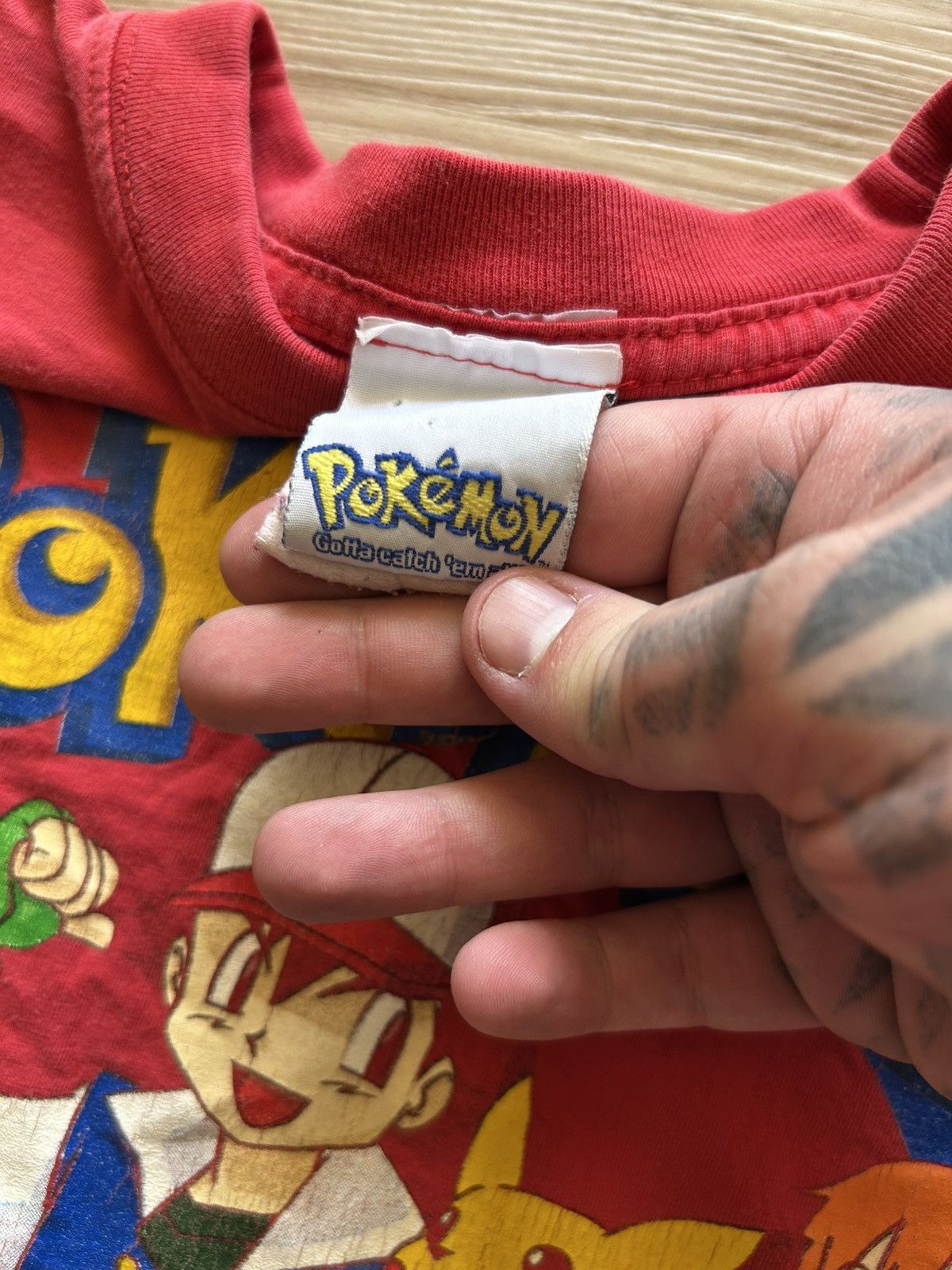 Pokemon Vintage Pokemon Whole Team Cartoon Anime Tee Size US M / EU 48-50 / 2 - 5 Thumbnail