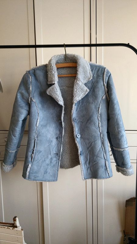 Japanese Brand × Vintage Britney Style Fur Coat Jacket Alt Grunge Goth opium Faux Fur Size M / US 6-8 / IT 42-44 - 1 Thumbnail