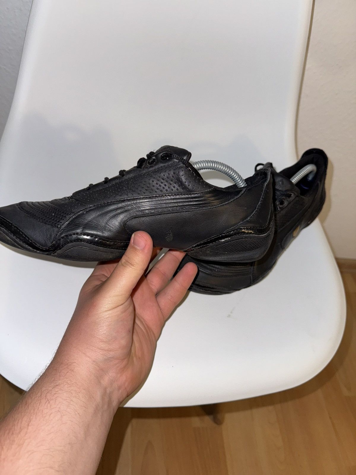 Puma PUMA x Lamborghini Black Leather Driving – Rare Motorsport Size US 7 / EU 40 - 5 Thumbnail