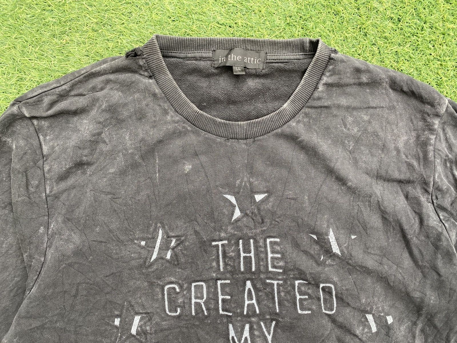 If Six Was Nine In The Attic Distressed Sweatshirt Size US L / EU 52-54 / 3 - 4 Thumbnail