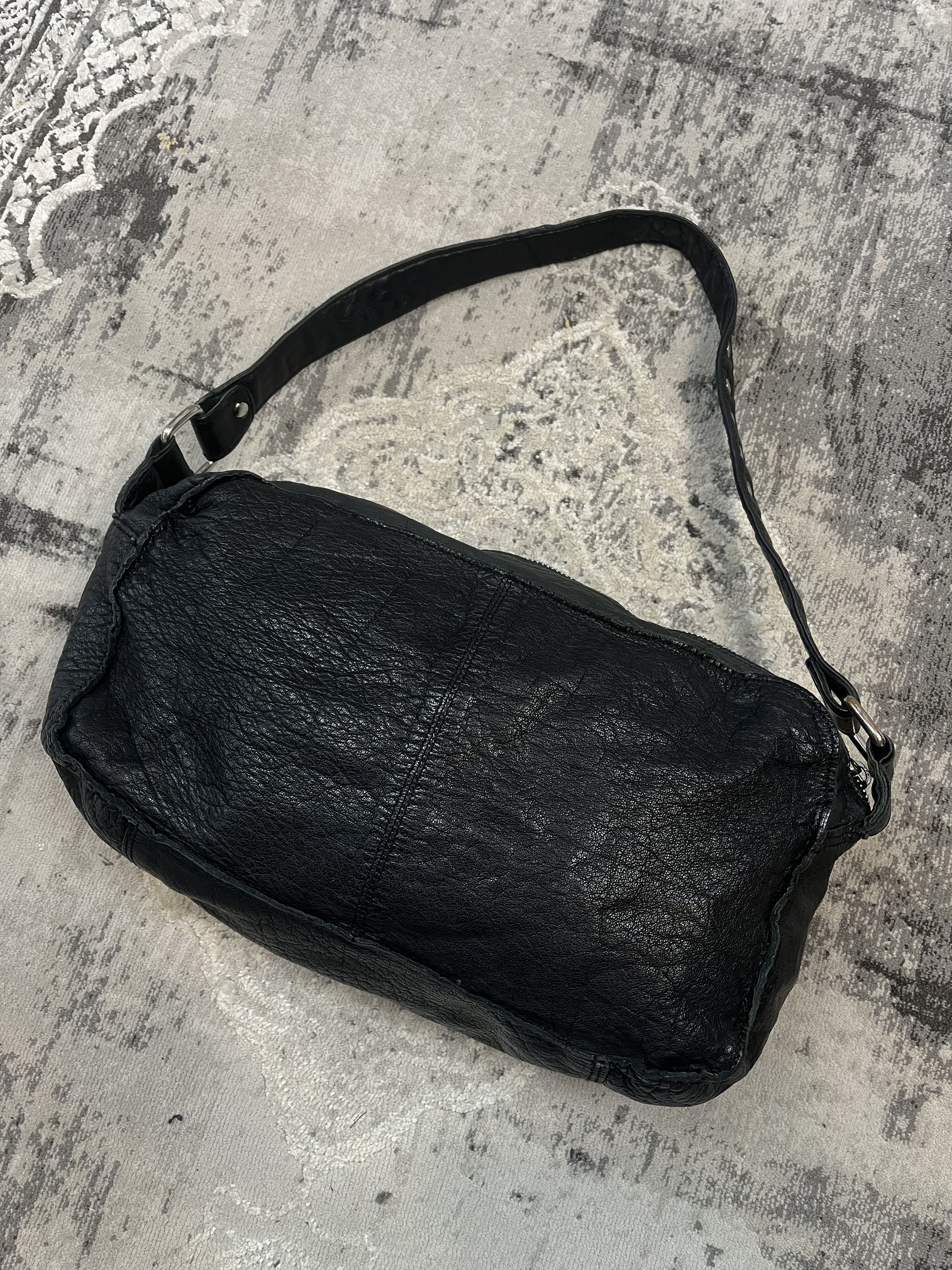 Vintage Vintage Balenciaga style leather bag y2k avantgarde Size ONE SIZE - 5 Thumbnail
