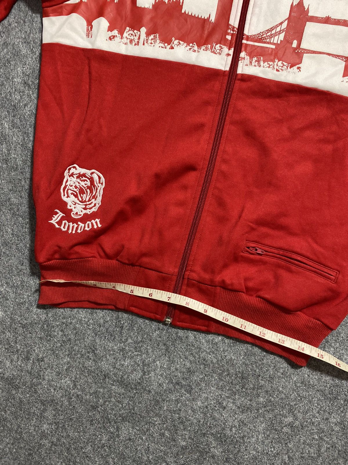 Adidas Rare Adidas Original London Jacket Red Bridge Size US M / EU 48-50 / 2 - 13 Thumbnail