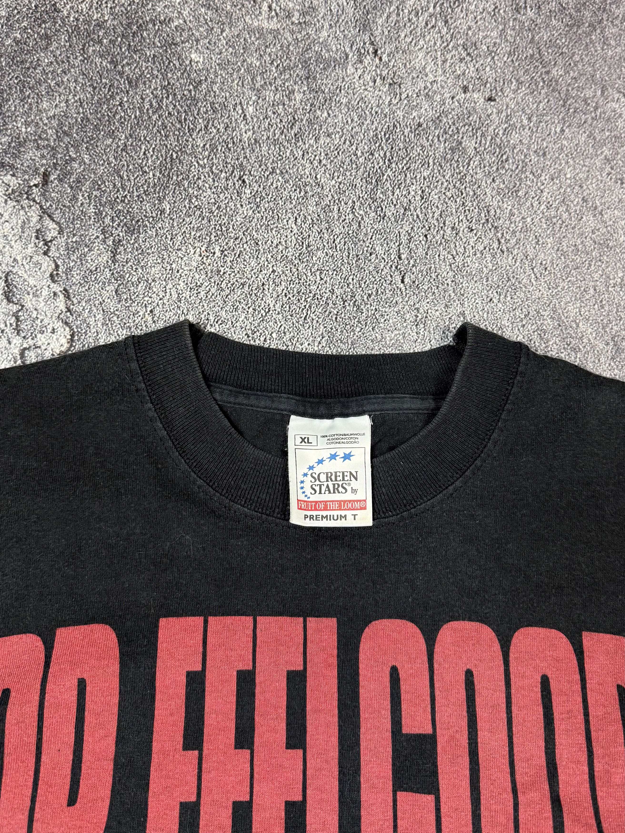 Band Tees Vintage 90s Dr.Feelgood Black Rock Band Tee Size US L / EU 52-54 / 3 - 4 Thumbnail