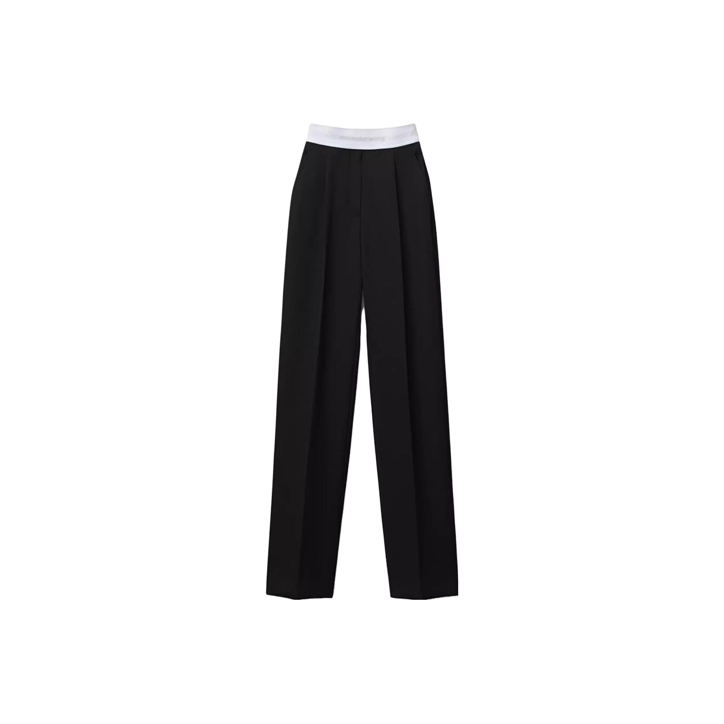 Alexander Wang Alexander Wang Logo Waistband Pleated Trousers Size 4 Size 27" / US 4 / IT 40 - 1 Thumbnail