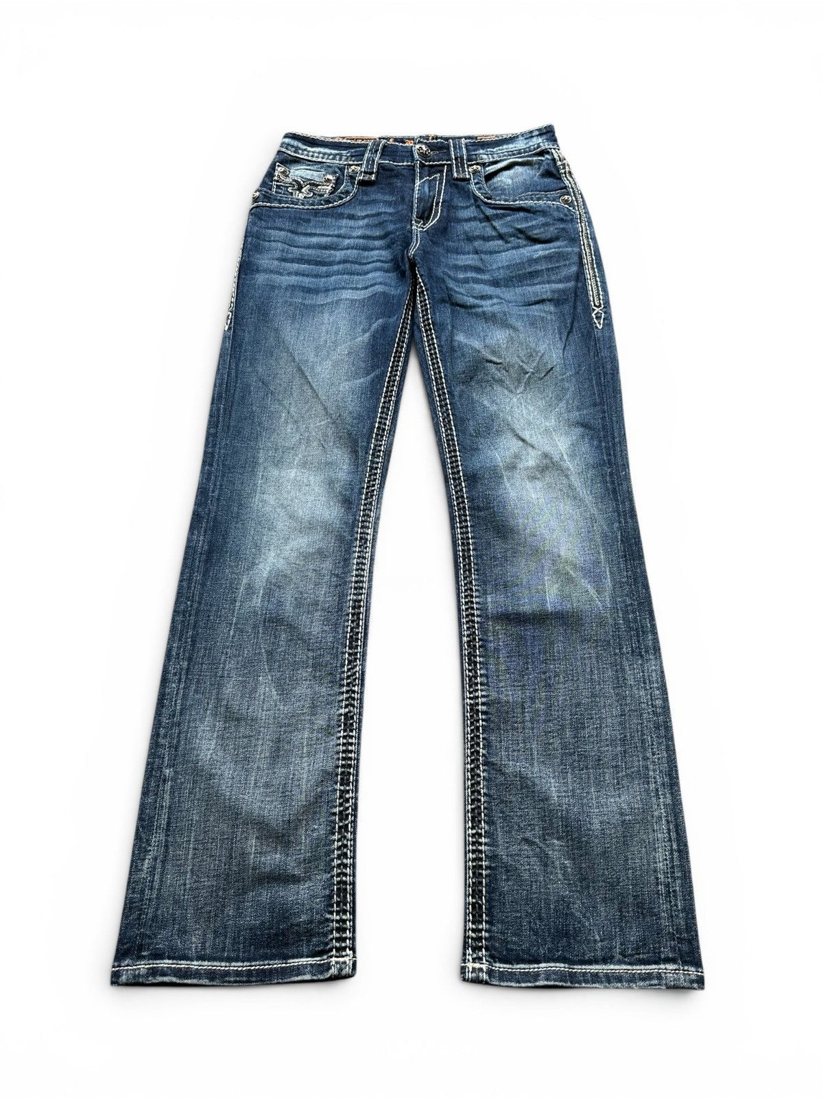 Rock Revival 00's Rock Revival stonewash jeans Size US 30 / EU 46 - 3 Thumbnail