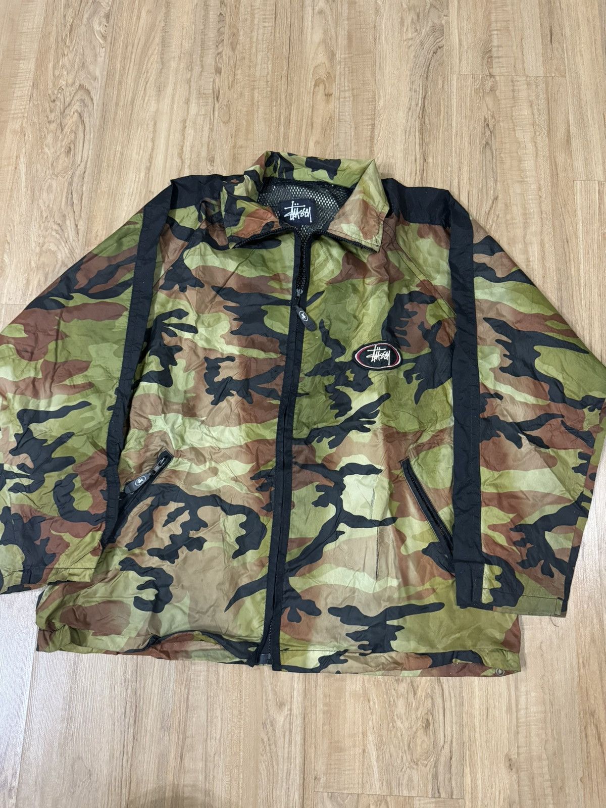 Stussy Camo Jacket | Grailed