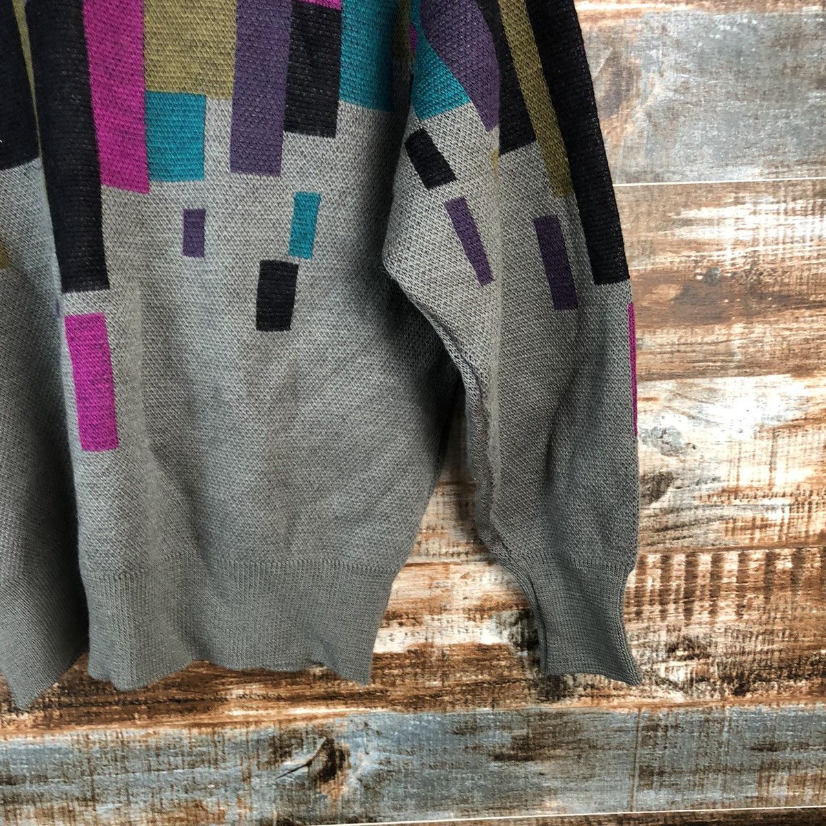 Japanese Brand DL Bel Shepree vintage art Gray Knitwear sweatshirt #C473 Size M / US 6-8 / IT 42-44 - 19 Thumbnail