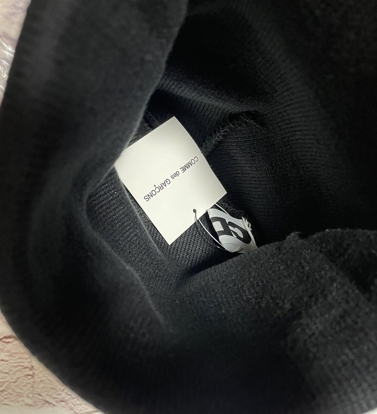 CDG by Comme des Garcons CDG LOGO PATCH BEANIE knit hat Size ONE SIZE - 3 Thumbnail