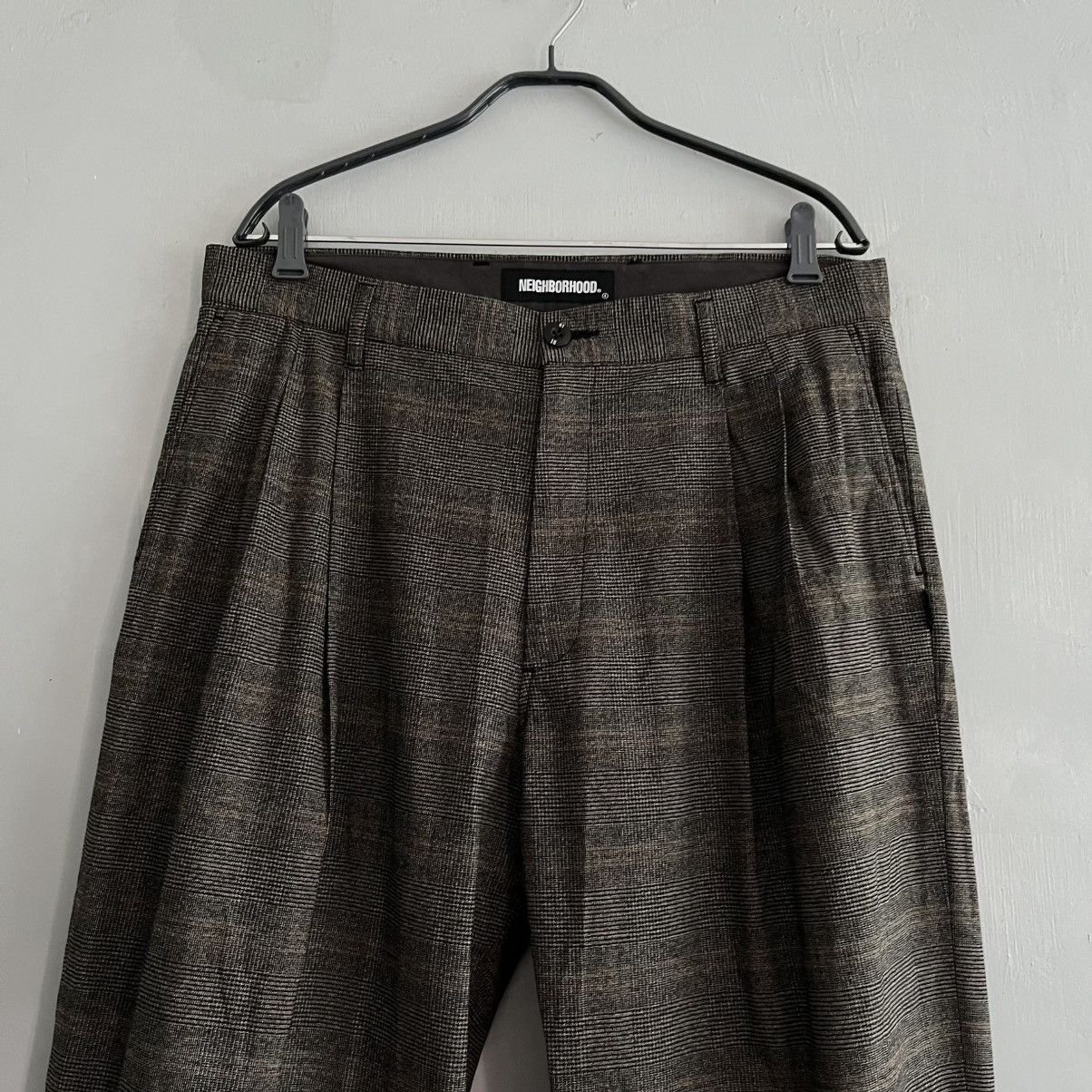 Neighborhood NEIGHBORHOOD 21AW CHECK TWO TUCK/ER PANTS Size US 34 / EU 50 - 2 Thumbnail