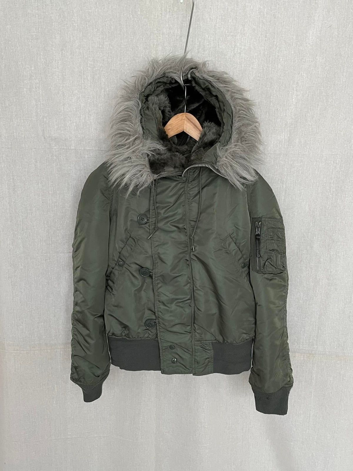 Alpha Industries Vintage Alpha N-2B MIL-J-6278F Bomber Jacket USAF Size US S / EU 44-46 / 1 - 1 Thumbnail