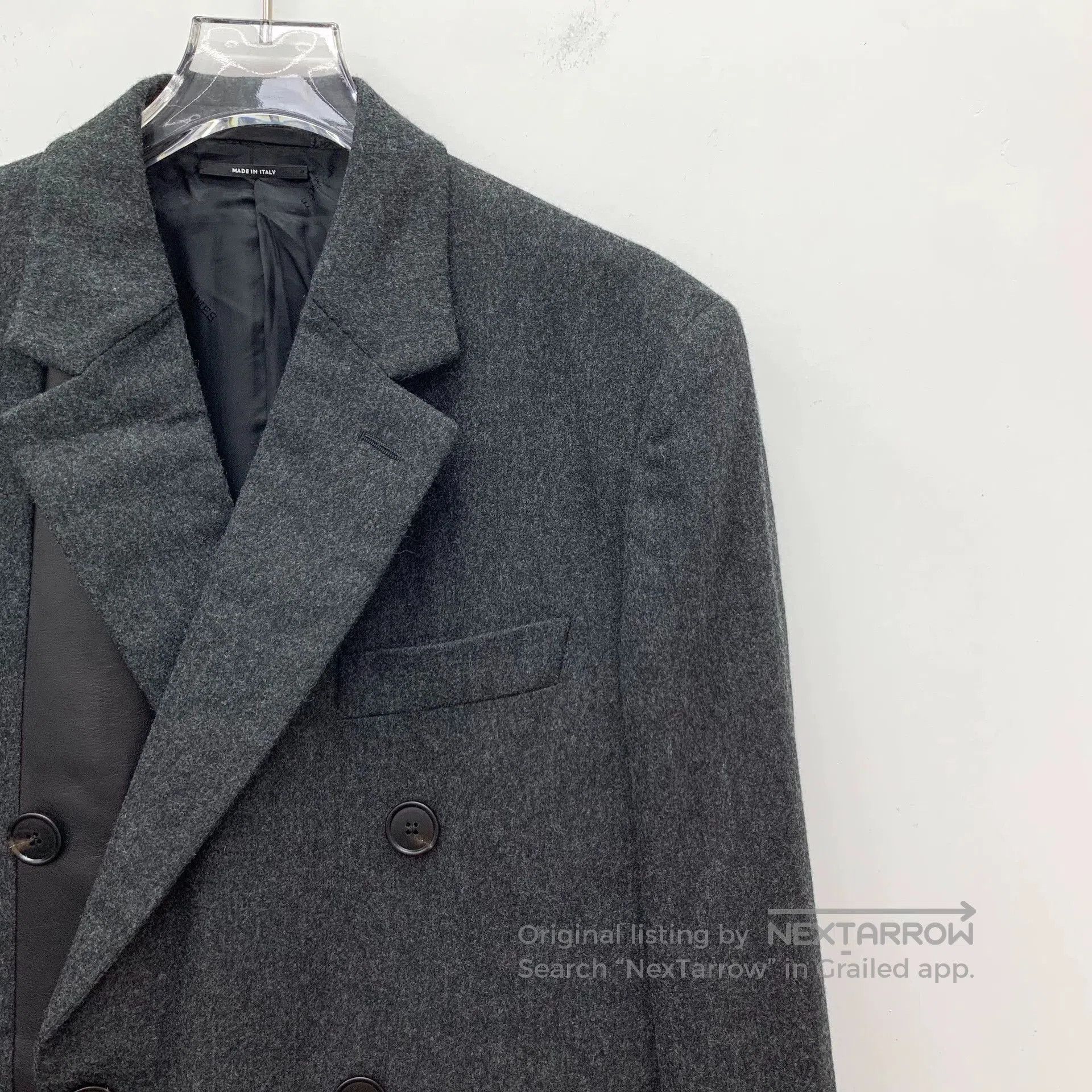 Hermes Hermes Gray Wool Double-Breasted Blazer. Size US S / EU 44-46 / 1 - 3 Thumbnail