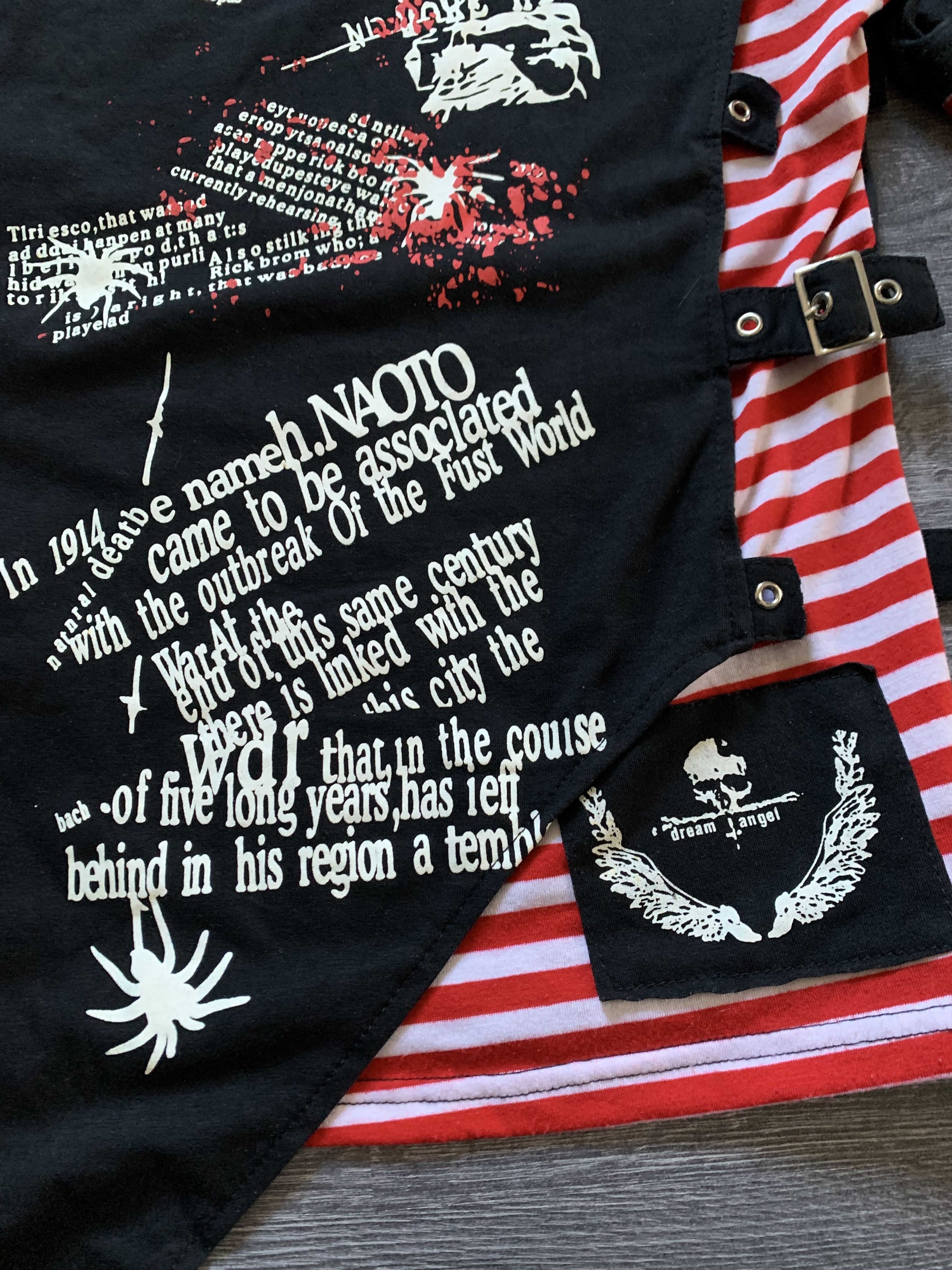 Vintage Vintage Y2K Naoto Goth Emo Affliction Metal Shirt Size S / US 4 / IT 40 - 3 Thumbnail