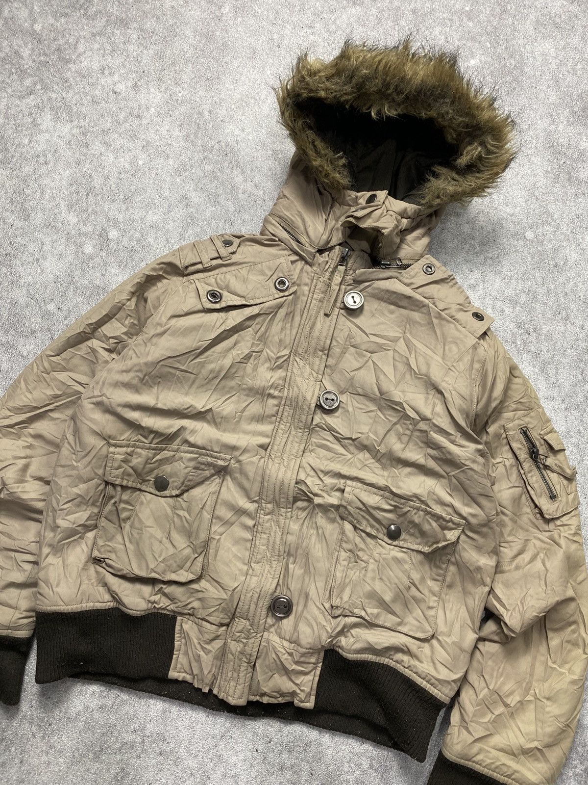 Japanese Brand 2000s Cyber N2B Style Boxy bomber jacket Size US M / EU 48-50 / 2 - 2 Thumbnail